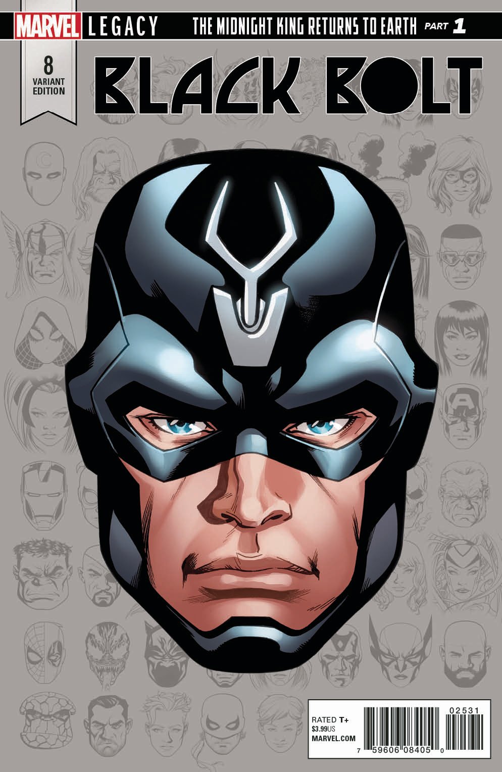BLACK BOLT #8 MCKONE LEGACY HEADSHOT VAR LEG COVER