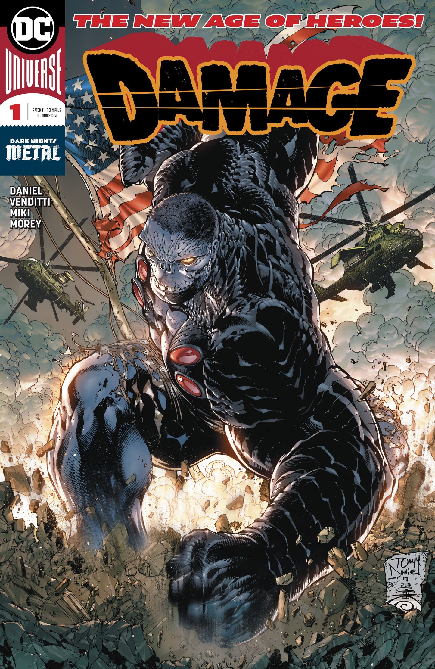DAMAGE #1 COVER
