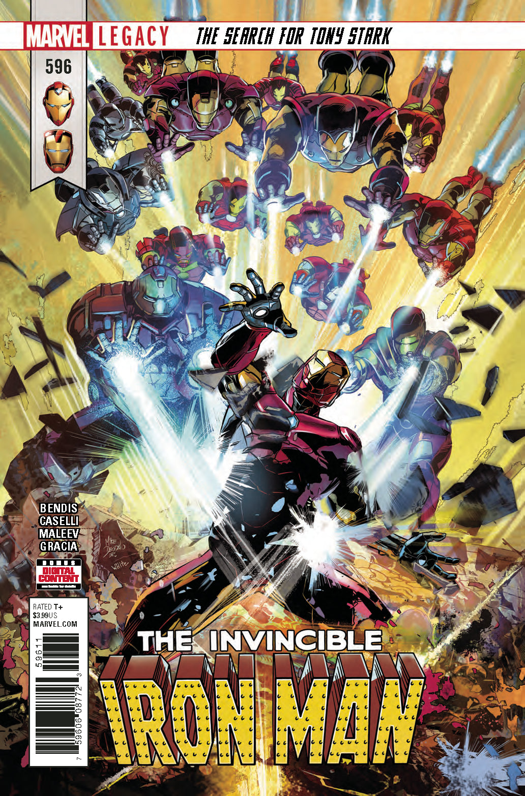 INVINCIBLE IRON MAN #596 LEG COVER