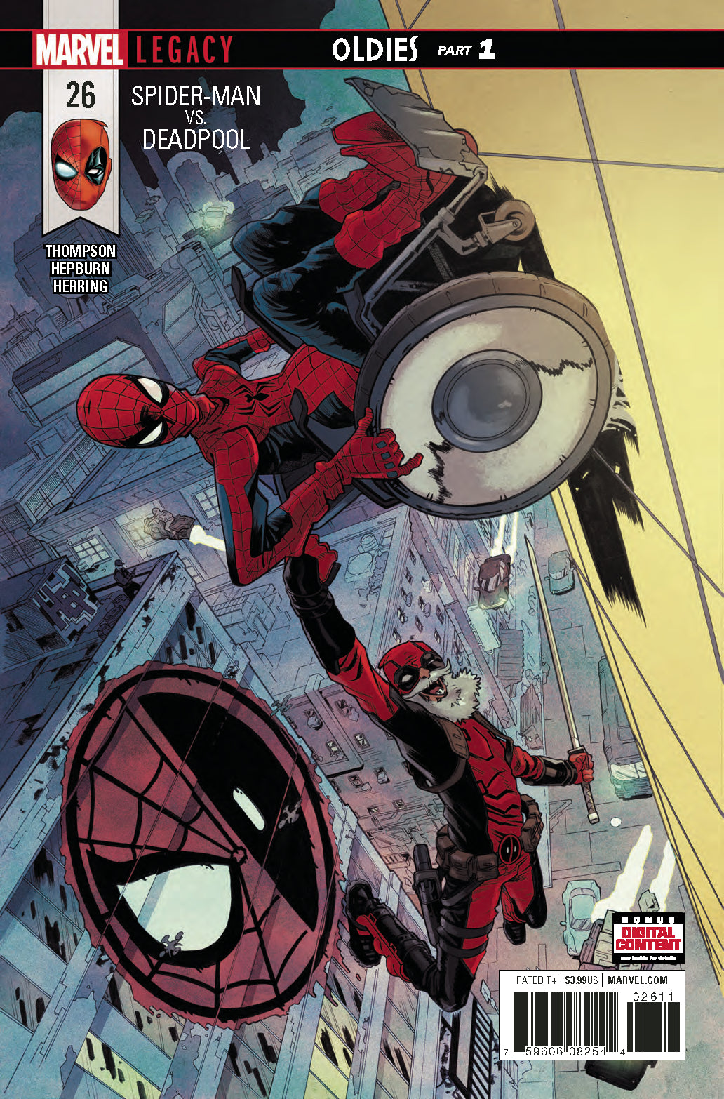 SPIDER-MAN DEADPOOL #26 LEG COVER