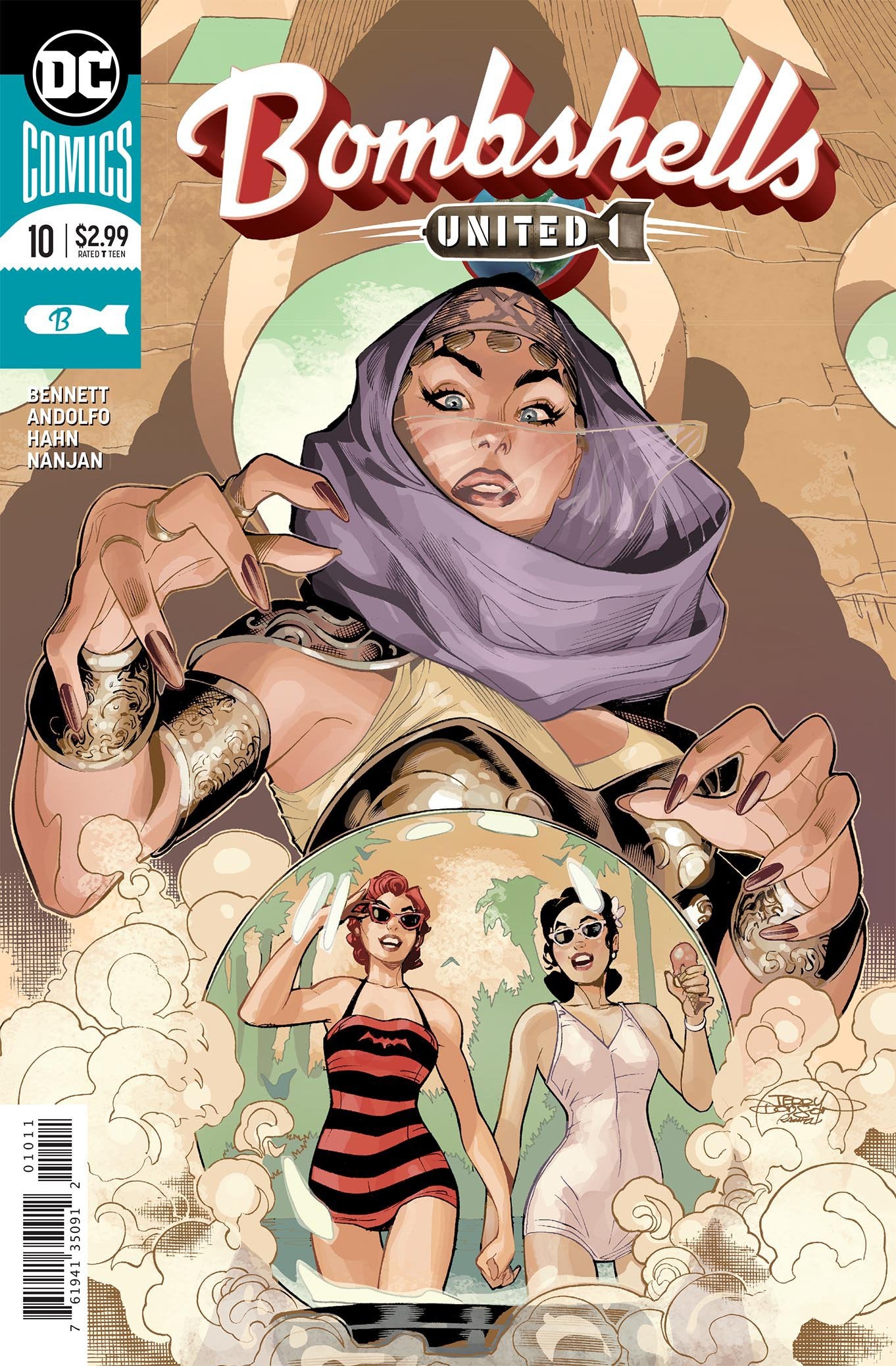 BOMBSHELLS UNITED #10 COVER