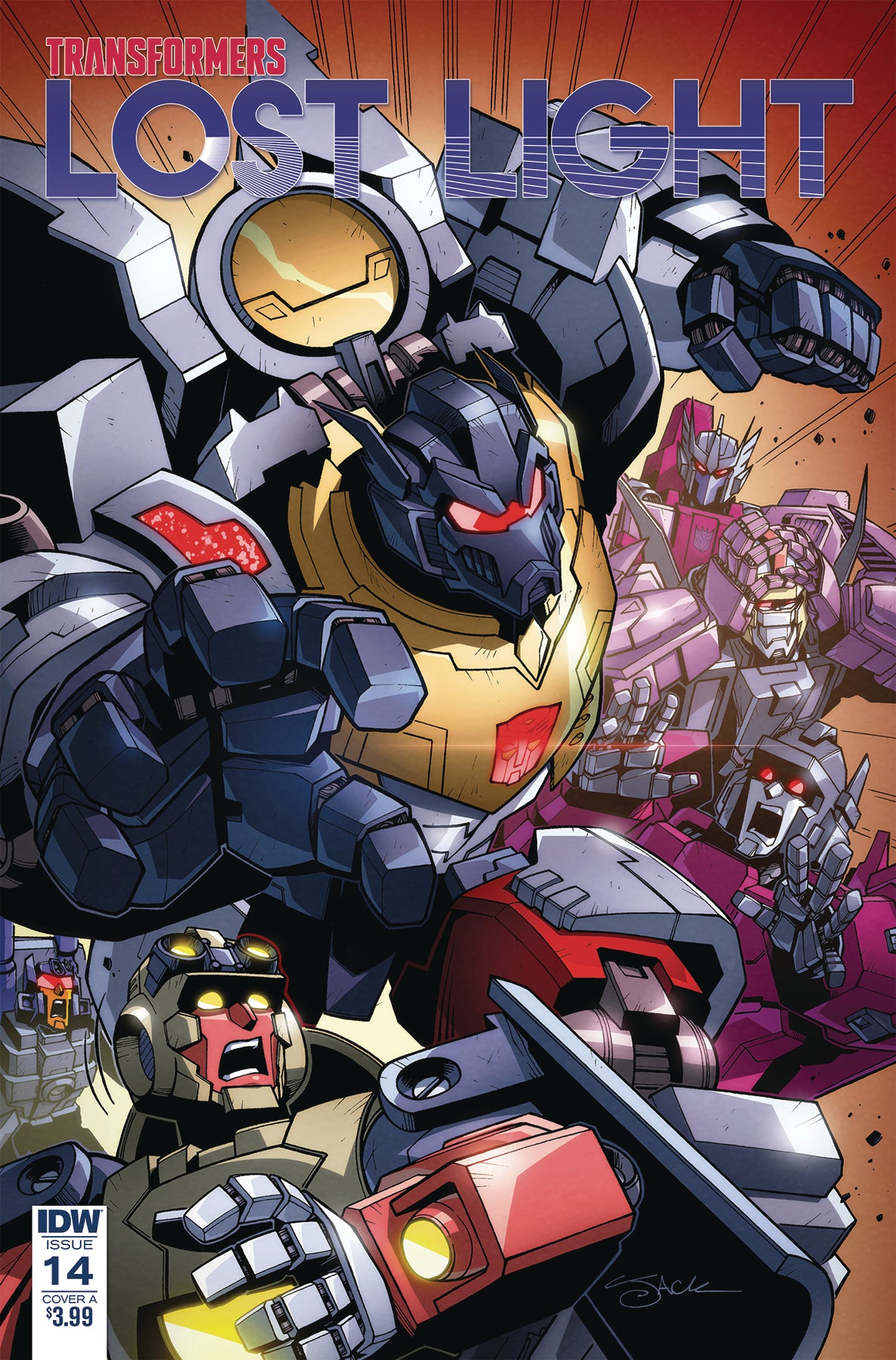 TRANSFORMERS LOST LIGHT #14 CVR A LAWRENCE COVER
