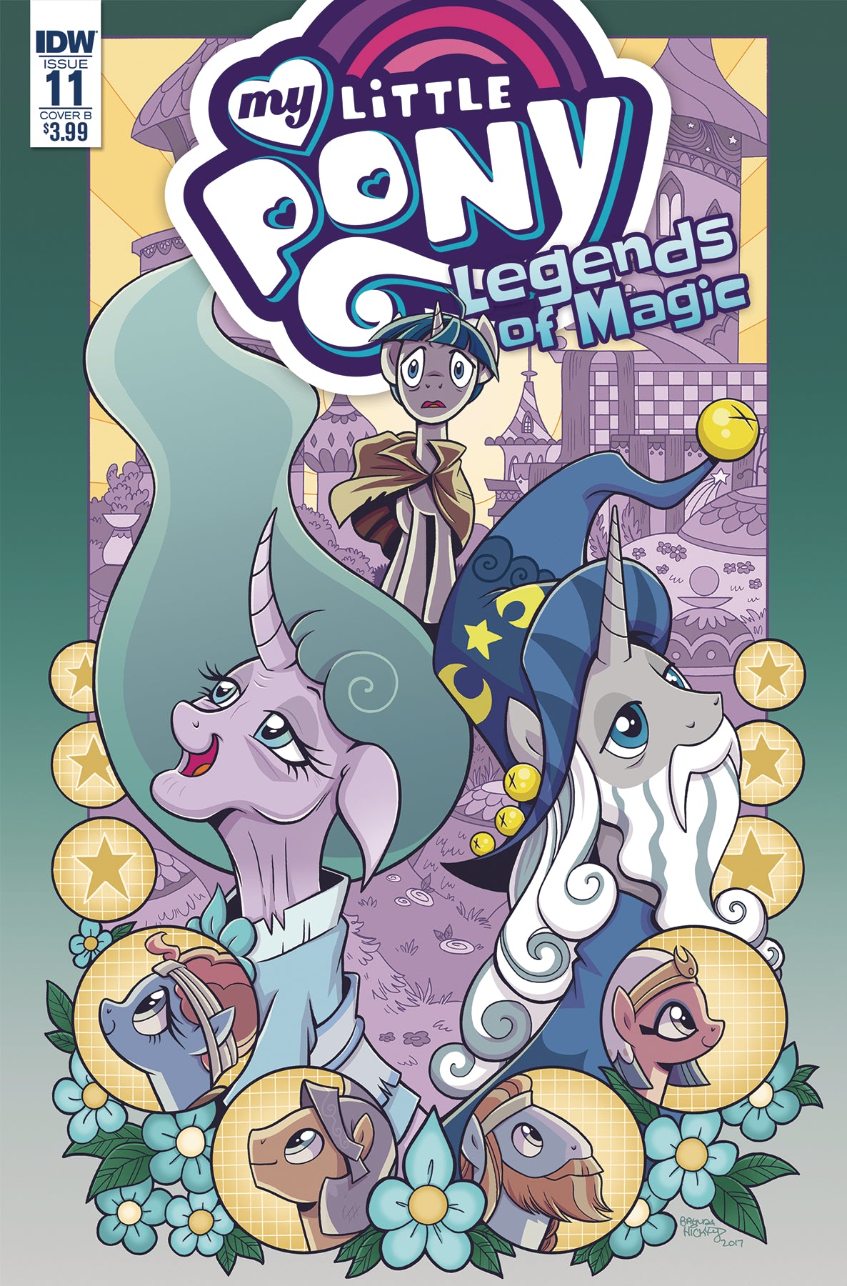 MY LITTLE PONY LEGENDS OF MAGIC #11 CVR B HICKEY COVER