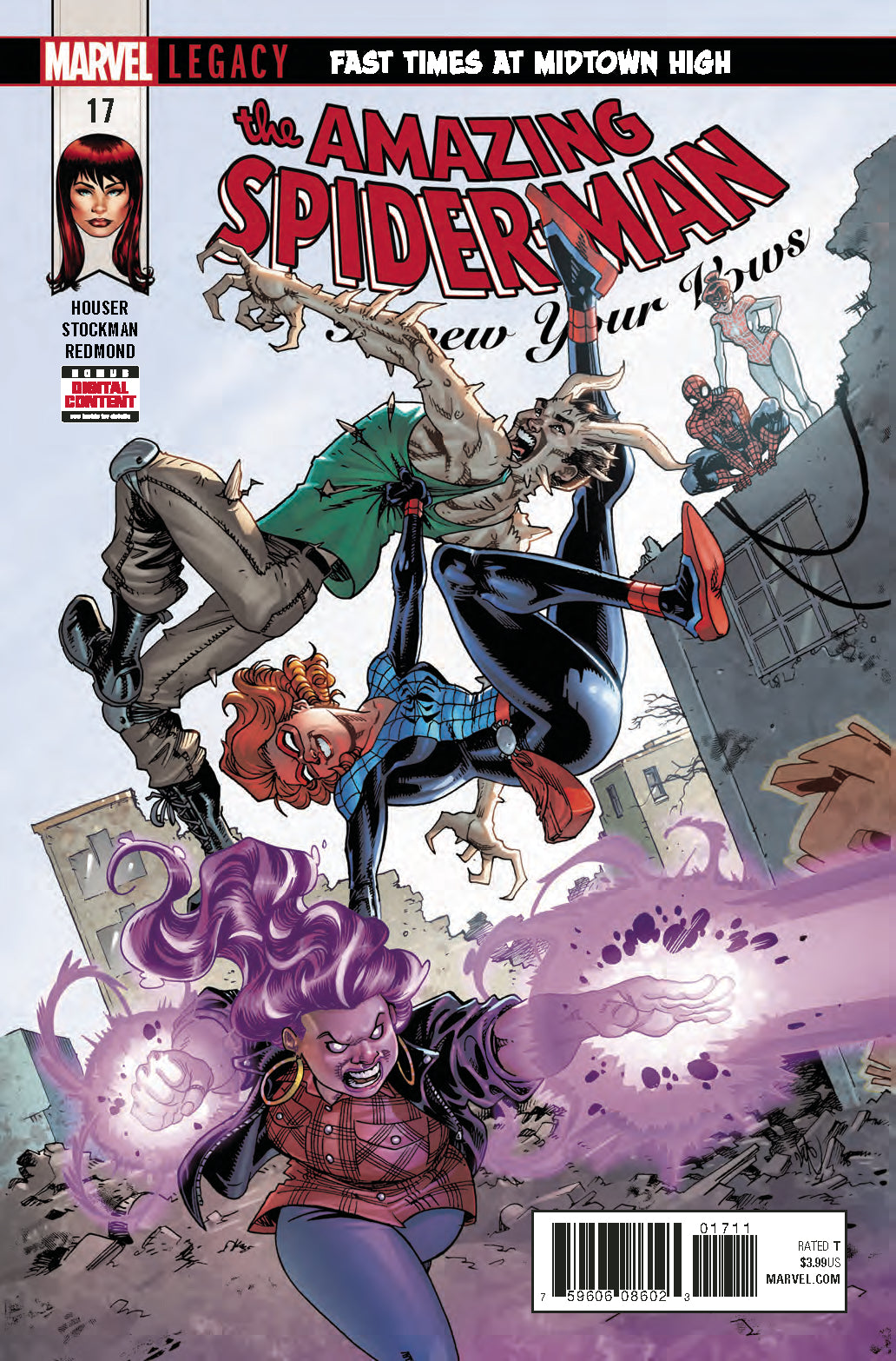 AMAZING SPIDER-MAN RENEW YOUR VOWS #17 LEG COVER