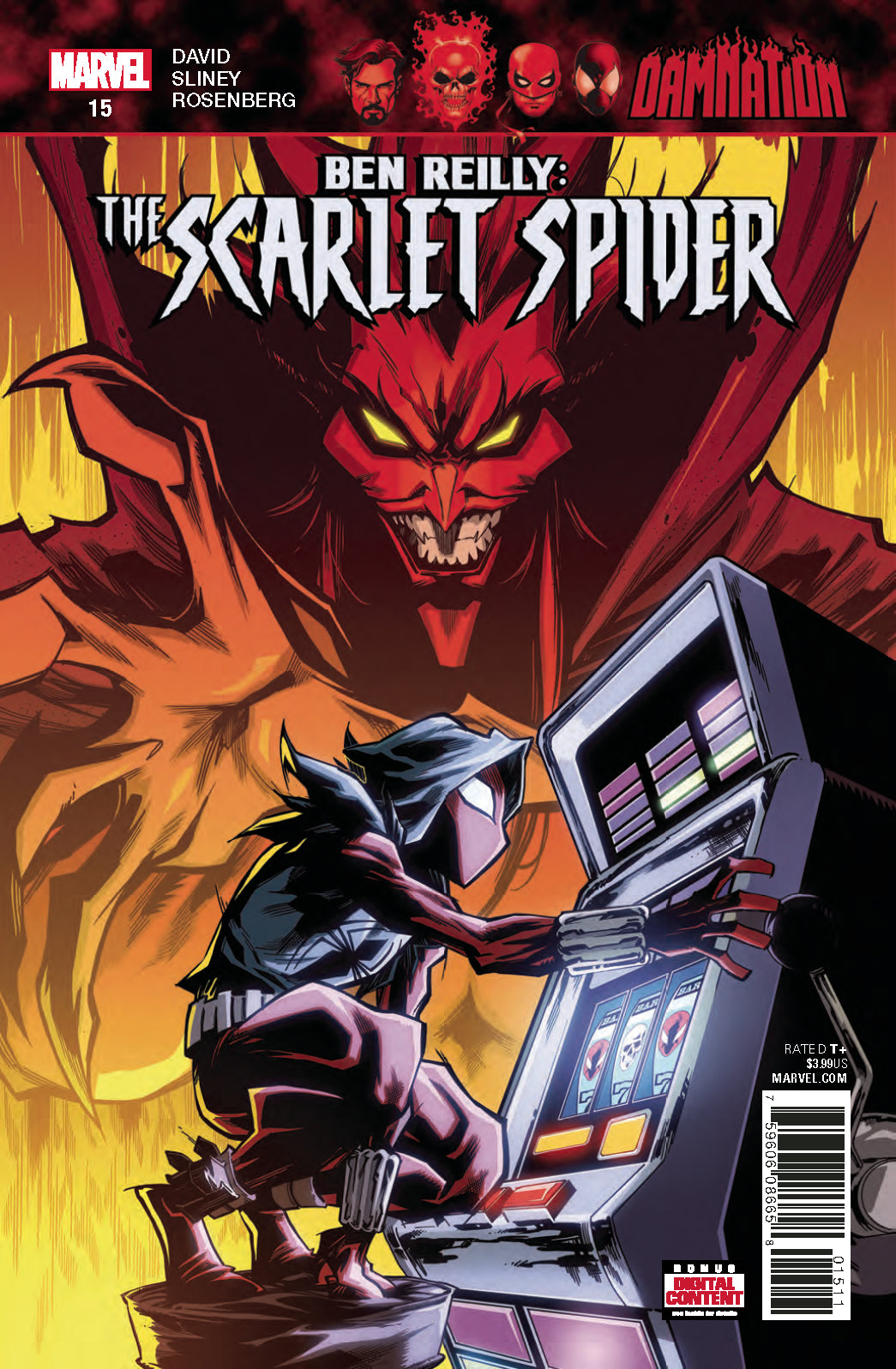 BEN REILLY SCARLET SPIDER #15 LEG COVER
