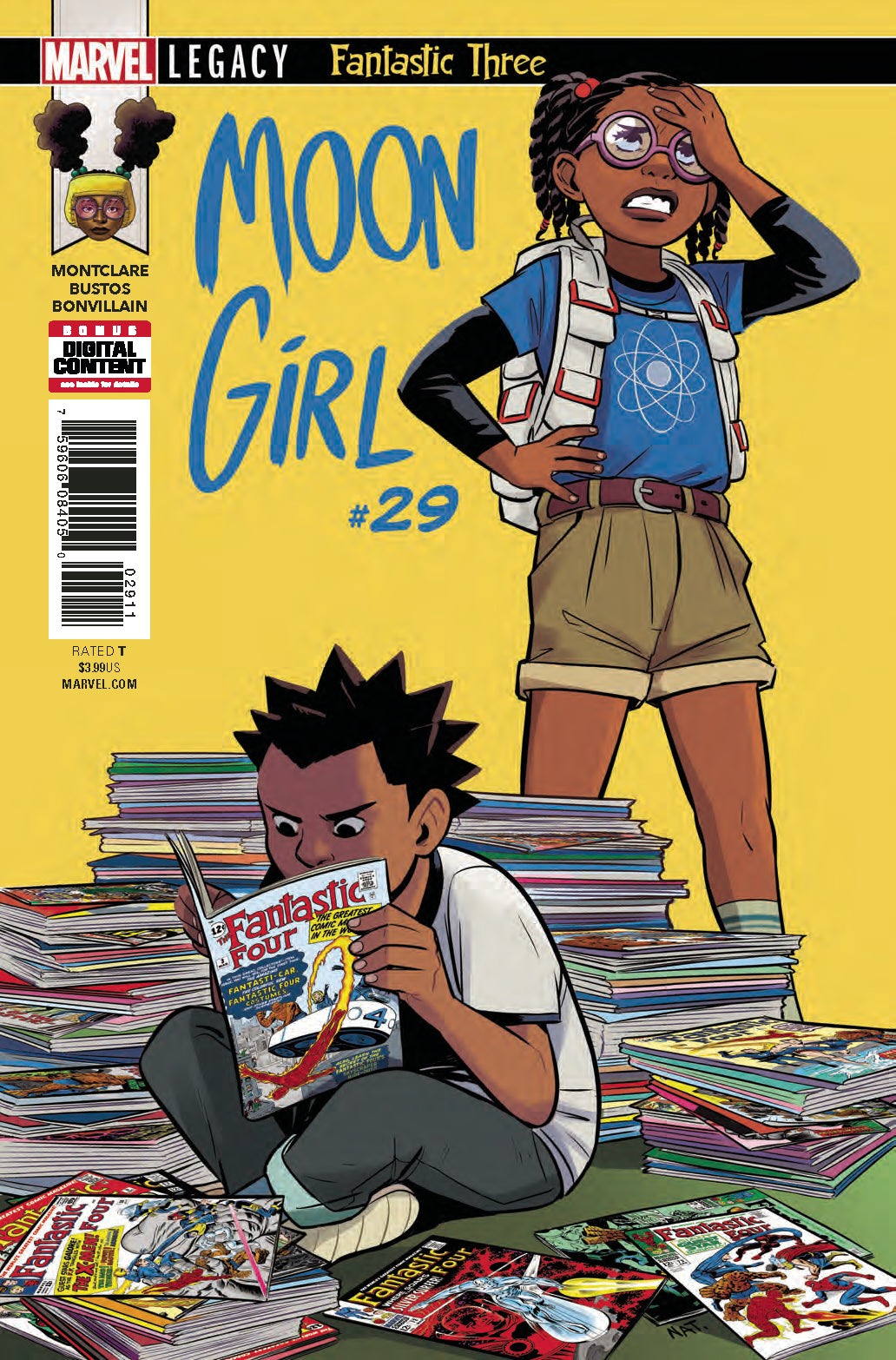 MOON GIRL AND DEVIL DINOSAUR #29 LEG COVER
