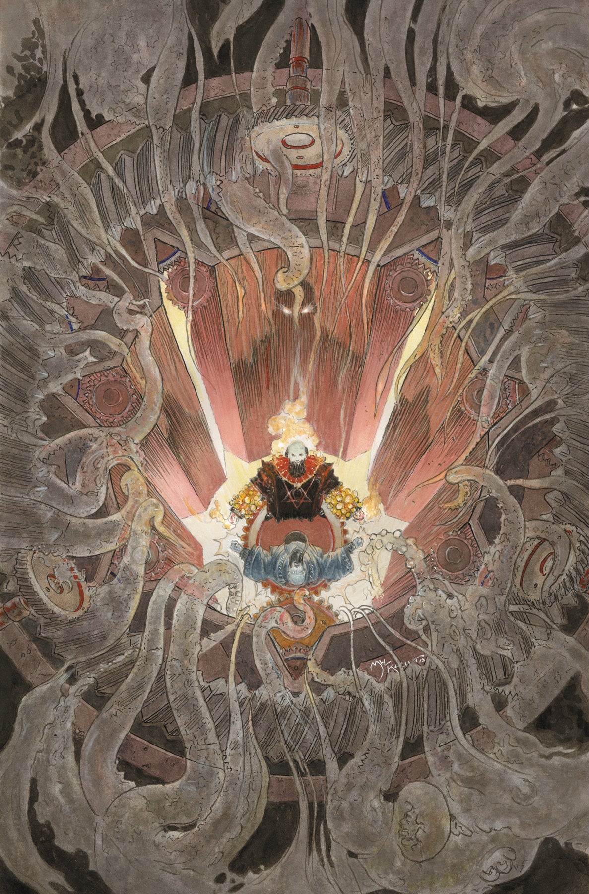 RASPUTIN VOICE OF DRAGON #5 (OF 5) KALUTA VAR COVER