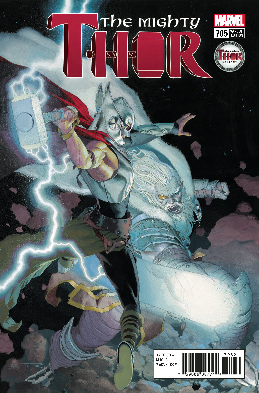 MIGHTY THOR #705 RIBIC MIGHTY THOR VAR LEG COVER