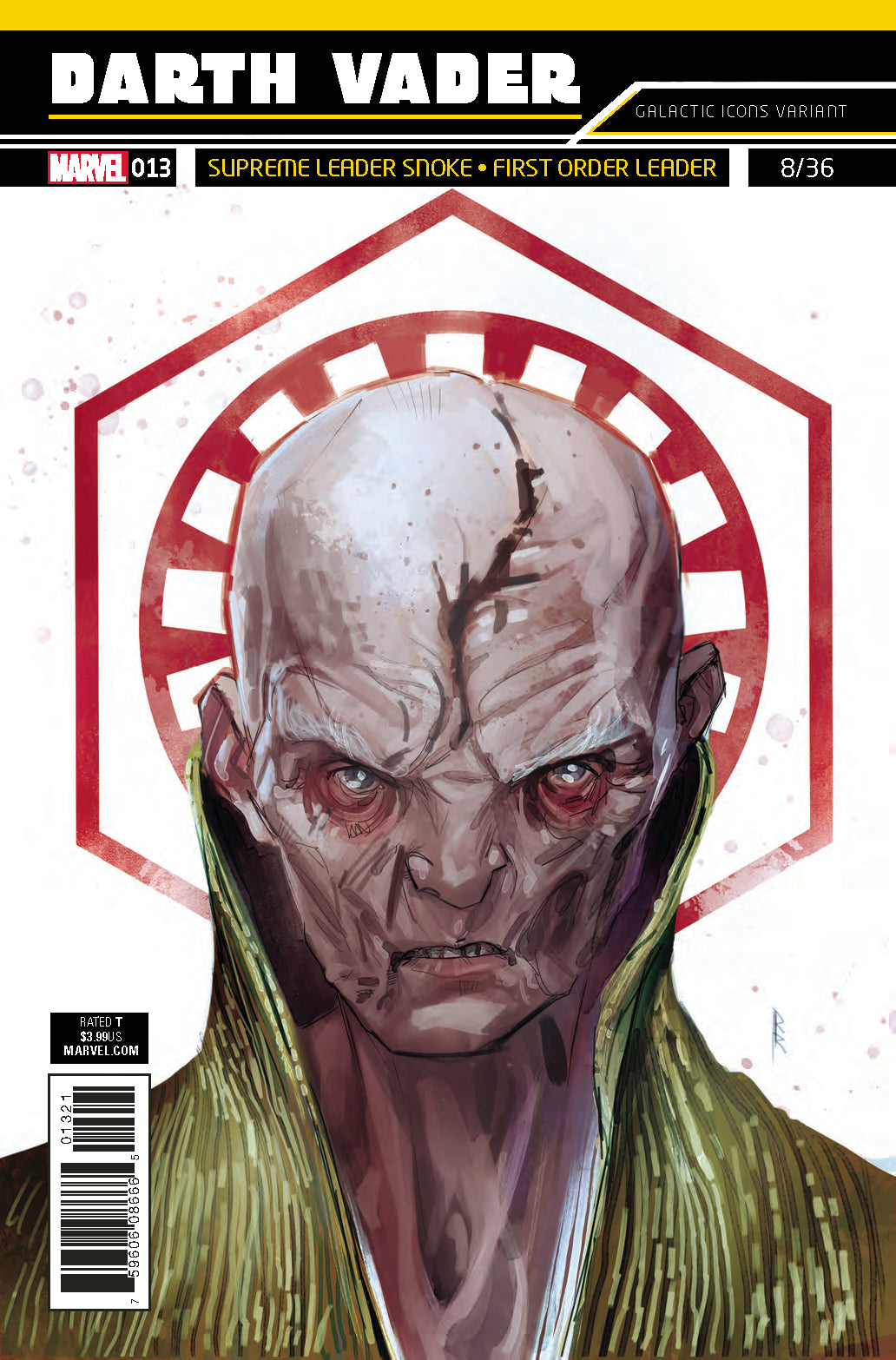 STAR WARS DARTH VADER #13 REIS GALACTIC ICON VAR COVER