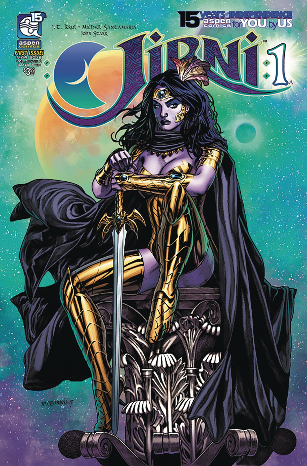 JIRNI VOLUME 3 #1 CVR A SANTAMARIA COVER