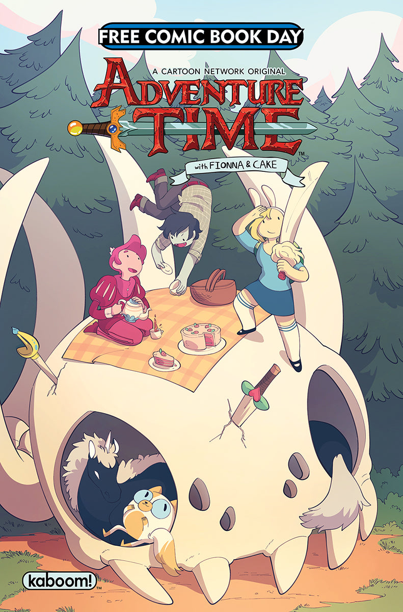 FCBD 2018 BOOM ADVENTURE TIME FIONNA & CAKE SPECIAL COVER