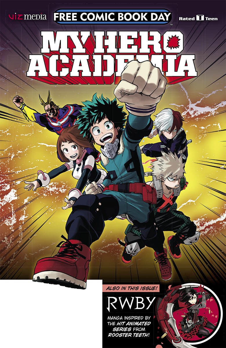 FCBD 2018 VIZ MY HERO ACADEMIA & RWBY COVER