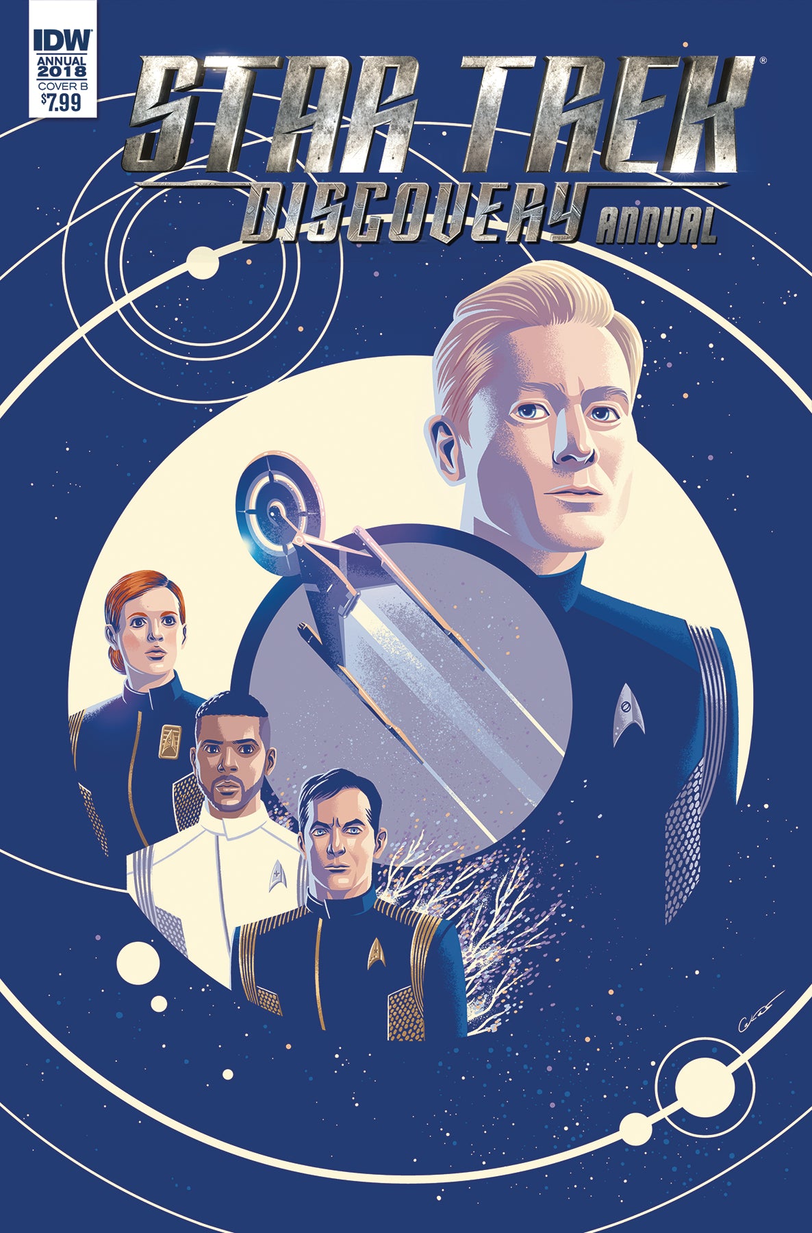 STAR TREK DISCOVERY ANNUAL 2018 CVR B CALTSOUDAS COVER