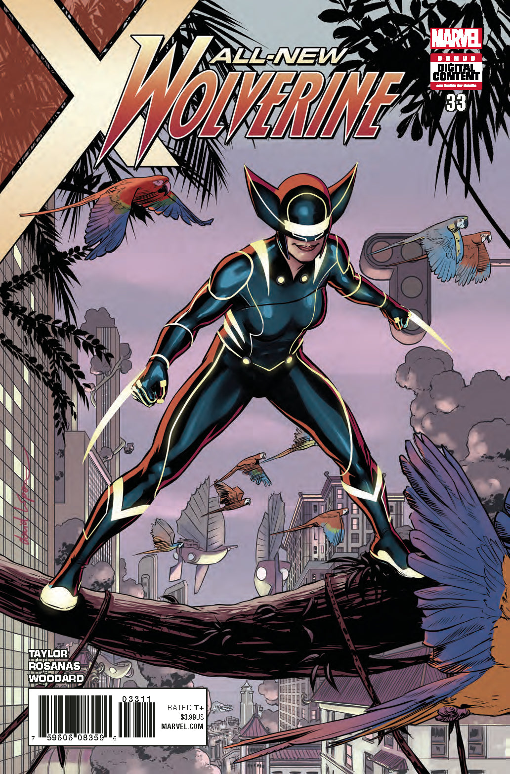 ALL NEW WOLVERINE #33 LEG COVER