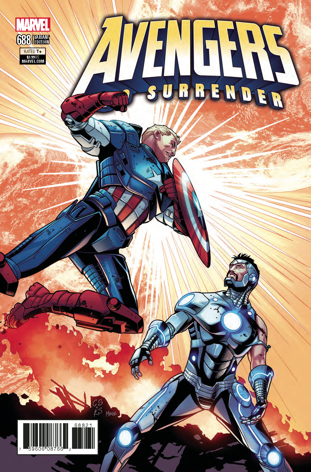 AVENGERS #688 SPROUSE END OF AN ERA VAR LEG COVER
