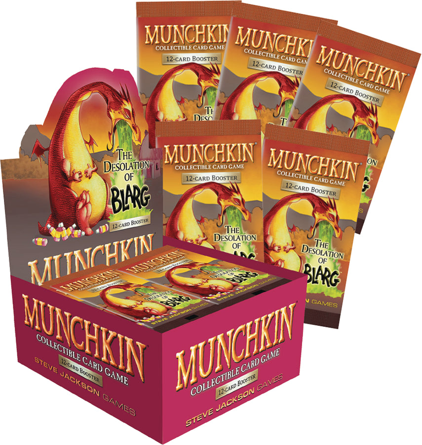 MUNCHKIN CCG DESOLATION OF BLARG BOOSTER Comics Games And Coffee MUNCHKIN CCG DESOLATION OF BLARG BOOSTER Comics Games And Coffee