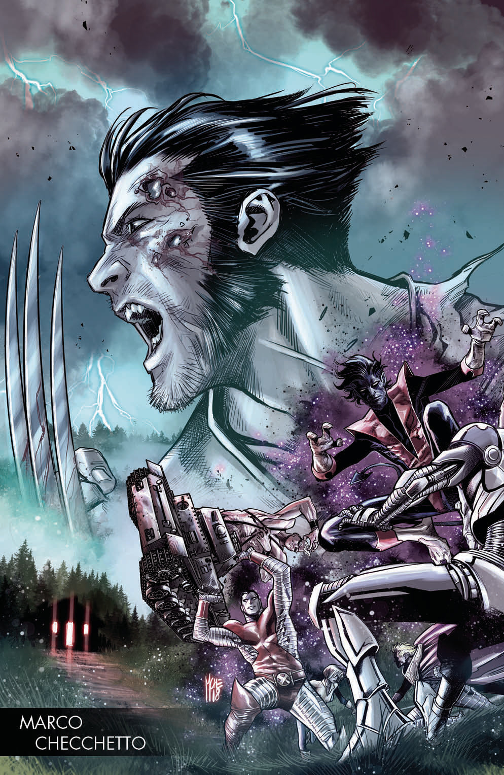 HUNT FOR WOLVERINE #1 CHECCHETTO YOUNG GUNS VAR COVER