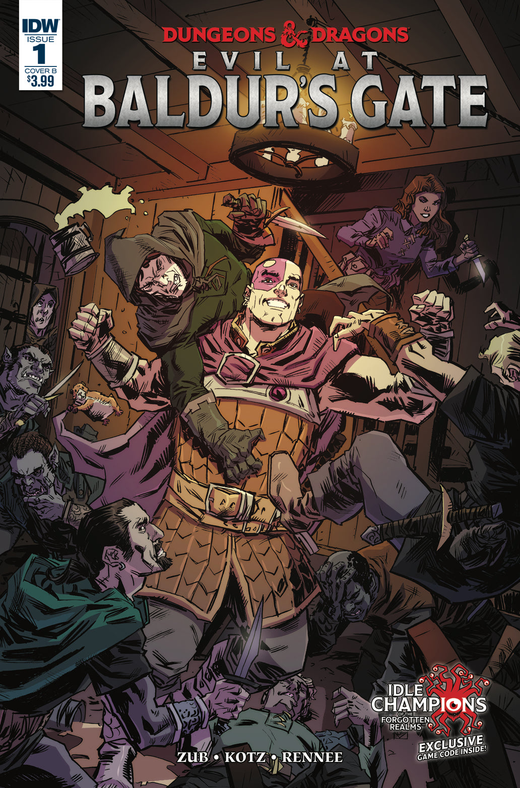 DUNGEONS & DRAGONS EVIL AT BALDURS GATE #1 CVR B KOTZ COVER