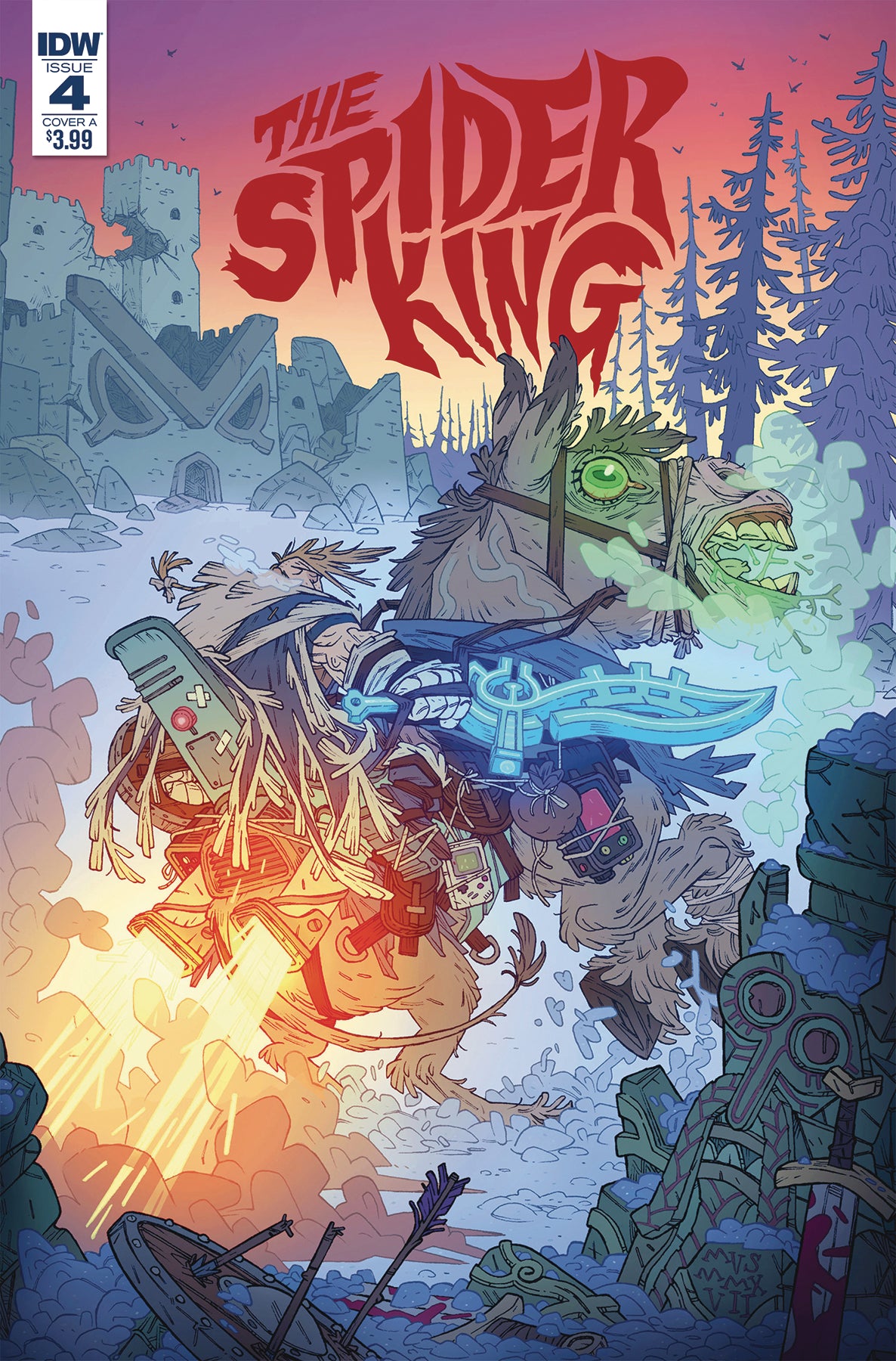 SPIDER KING #4 CVR A DARMINI COVER