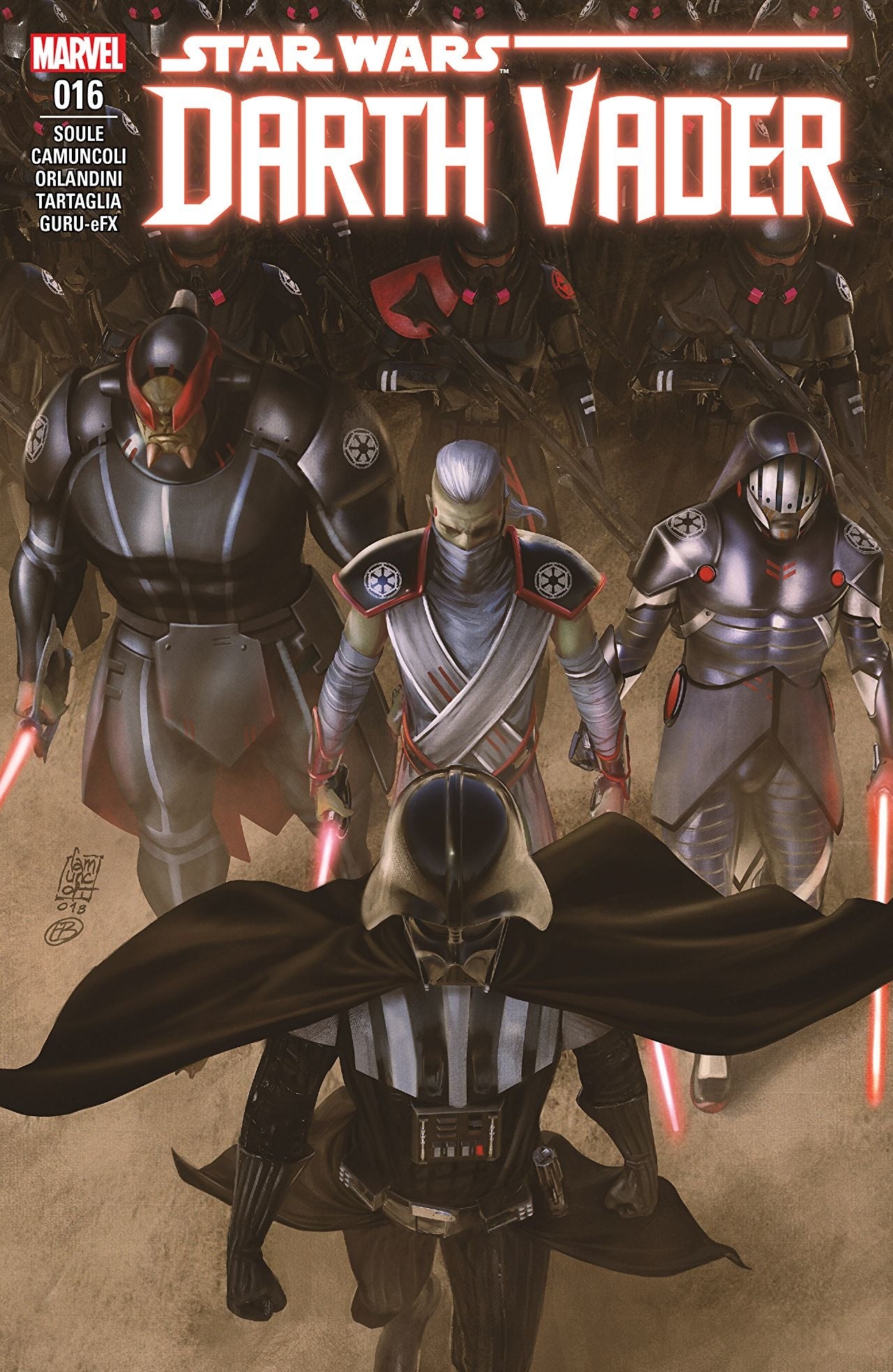 STAR WARS DARTH VADER #16 COVER