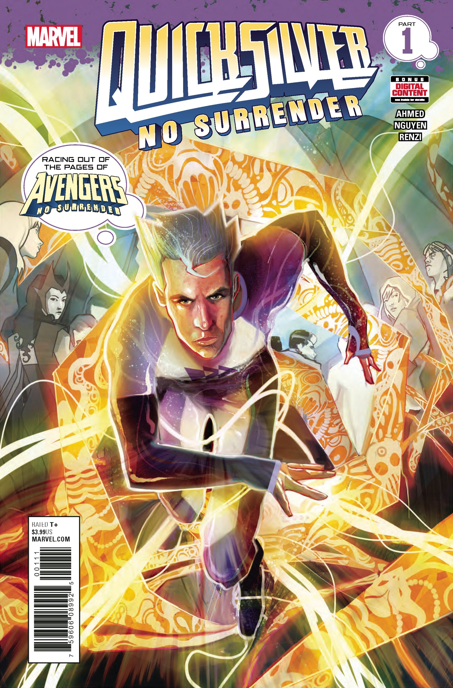 QUICKSILVER NO SURRENDER #1 (OF 5) COVER