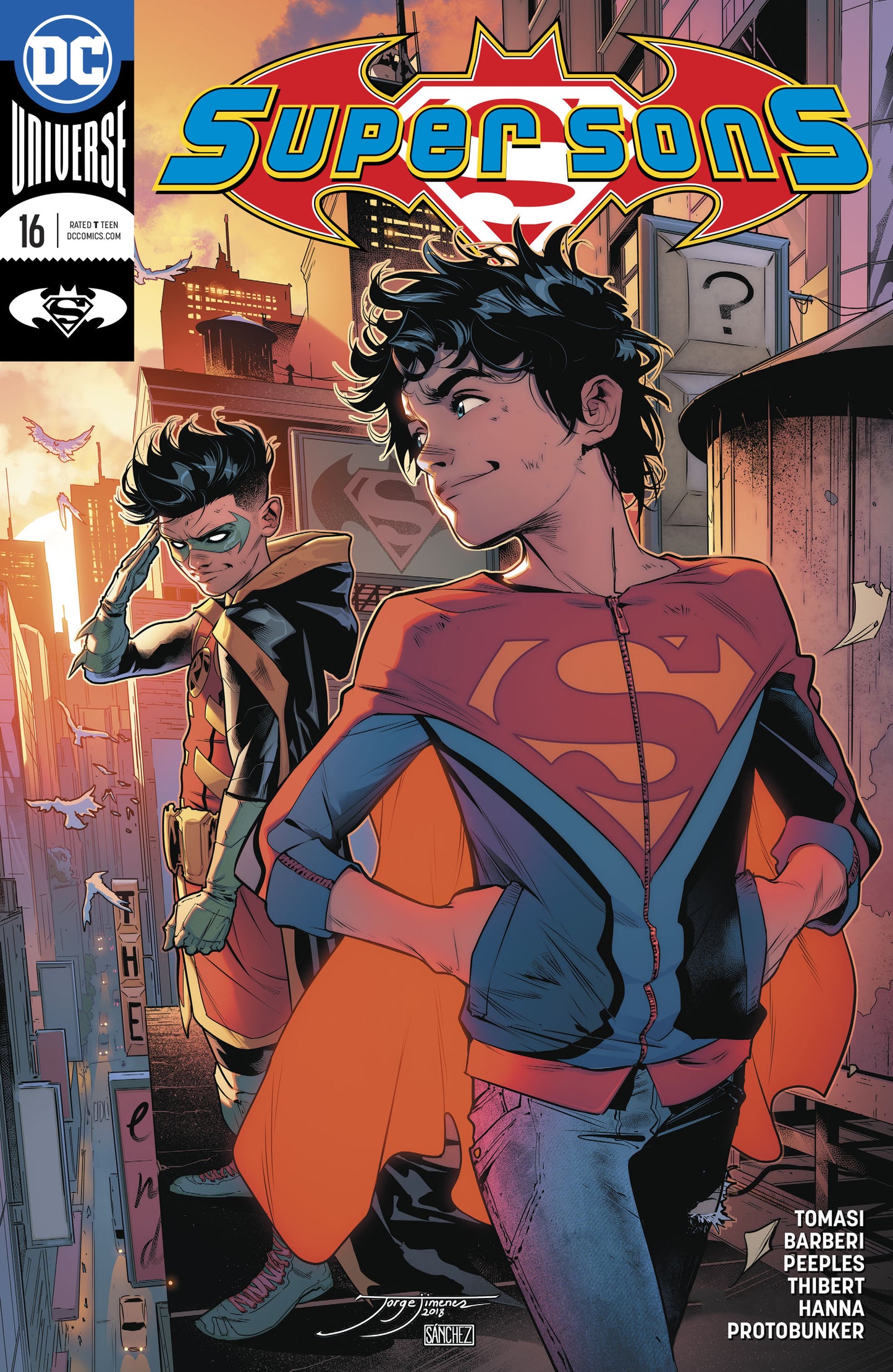 SUPER SONS #16 COVER
