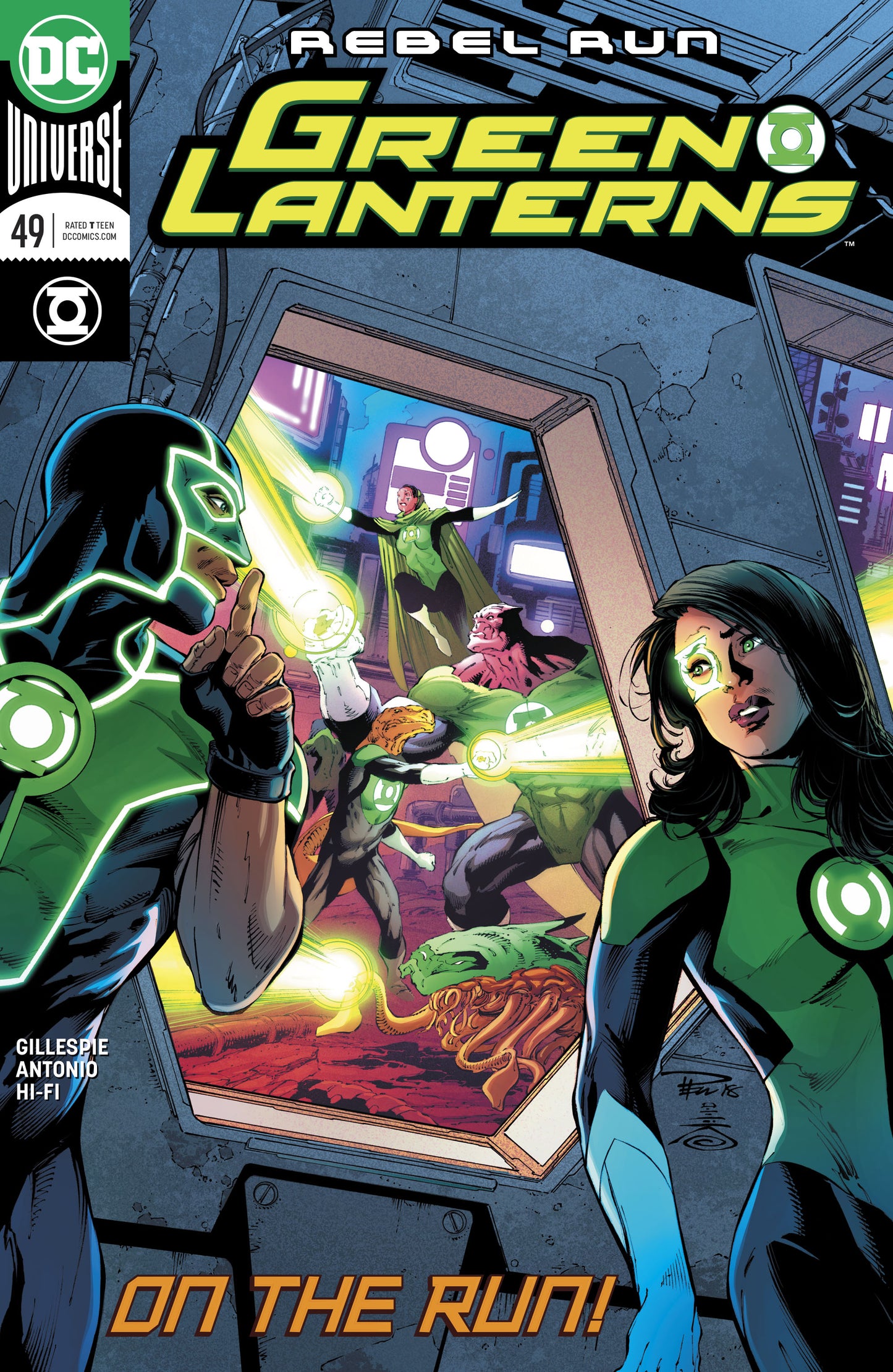 GREEN LANTERNS #49 COVER