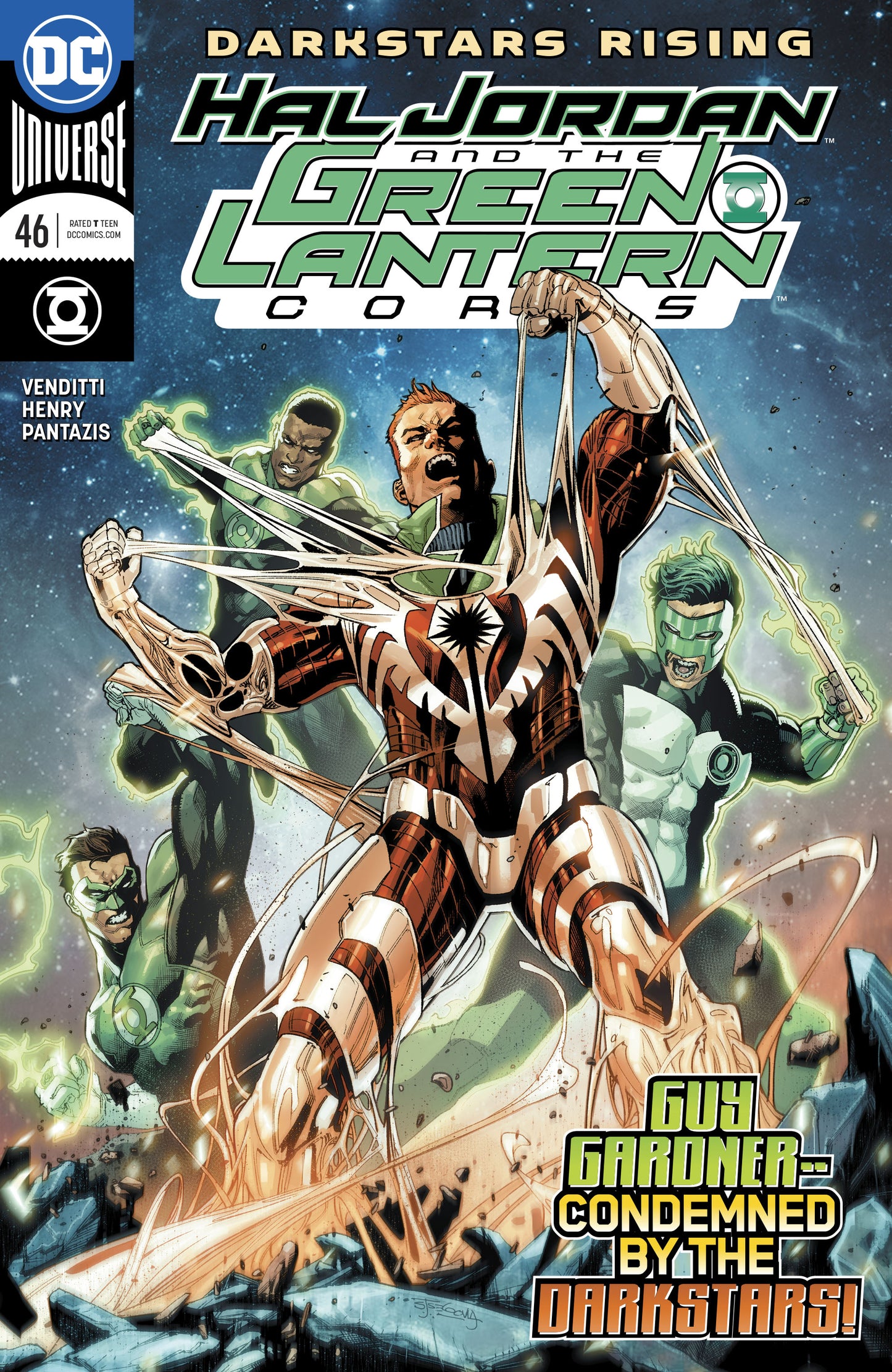 HAL JORDAN AND THE GREEN LANTERN CORPS #46 COVER