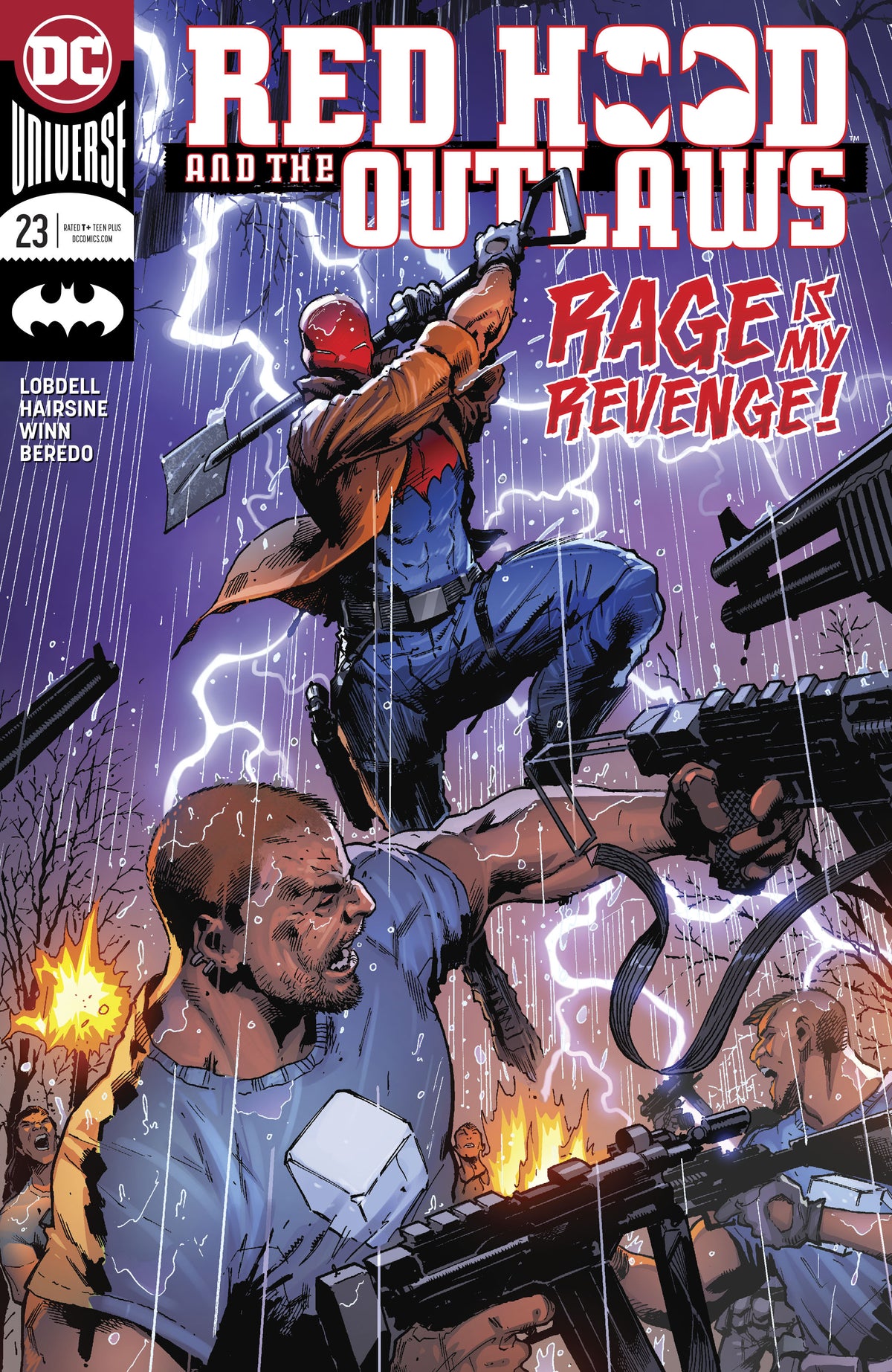 RED HOOD AND THE OUTLAWS #23 COVER