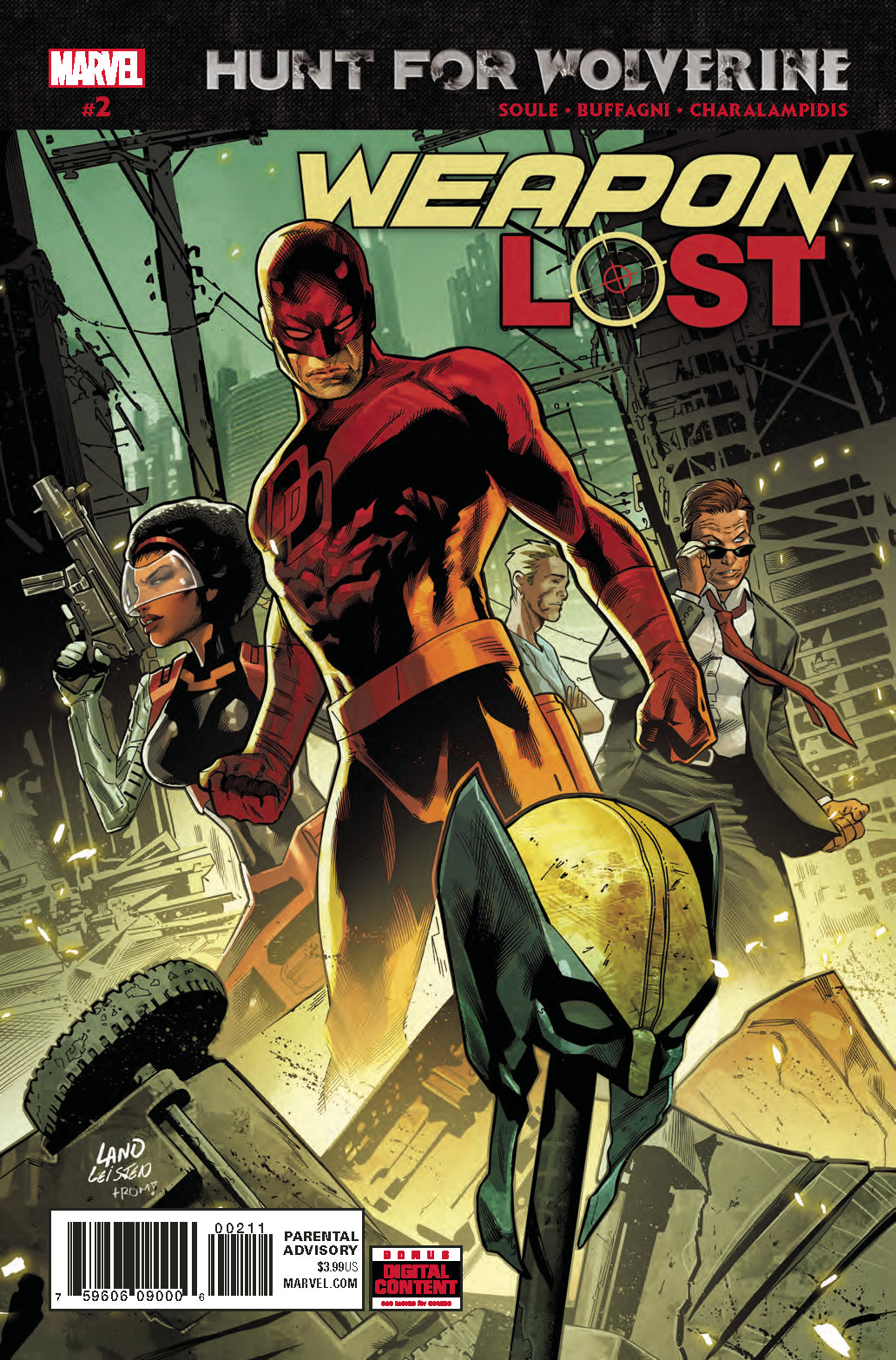 HUNT FOR WOLVERINE WEAPON LOST #2 (OF 4) COVER