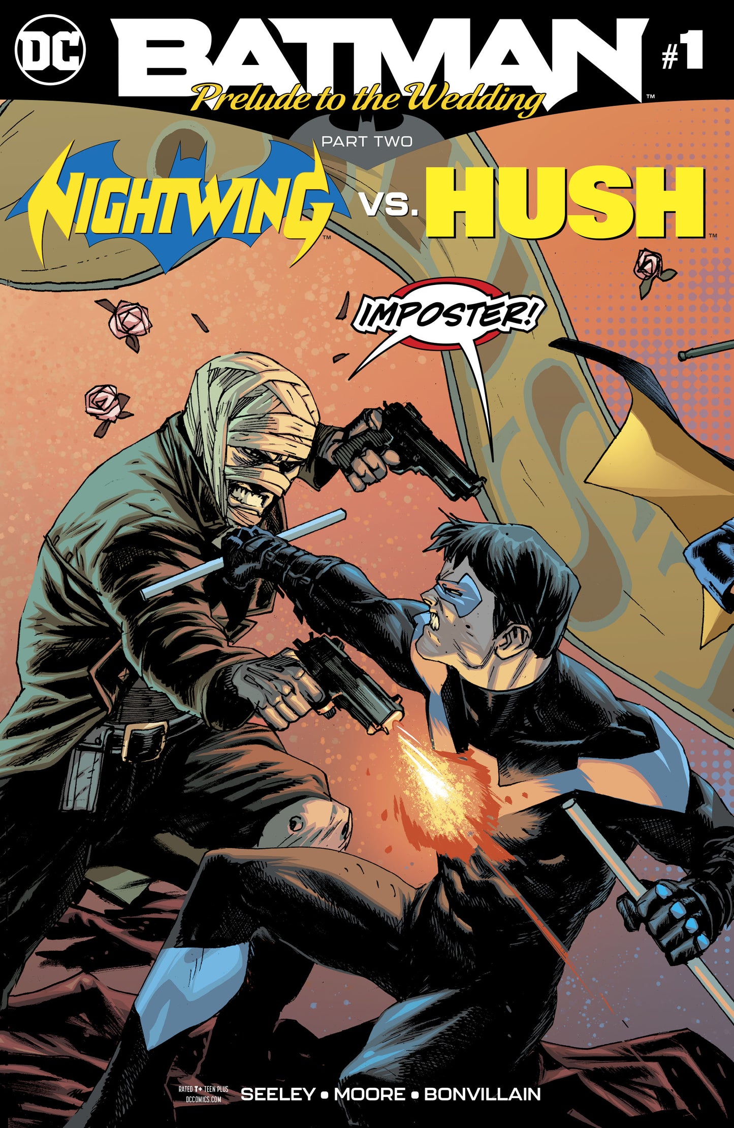 BATMAN PRELUDE TO THE WEDDING NIGHTWING VS HUSH #1 COVER