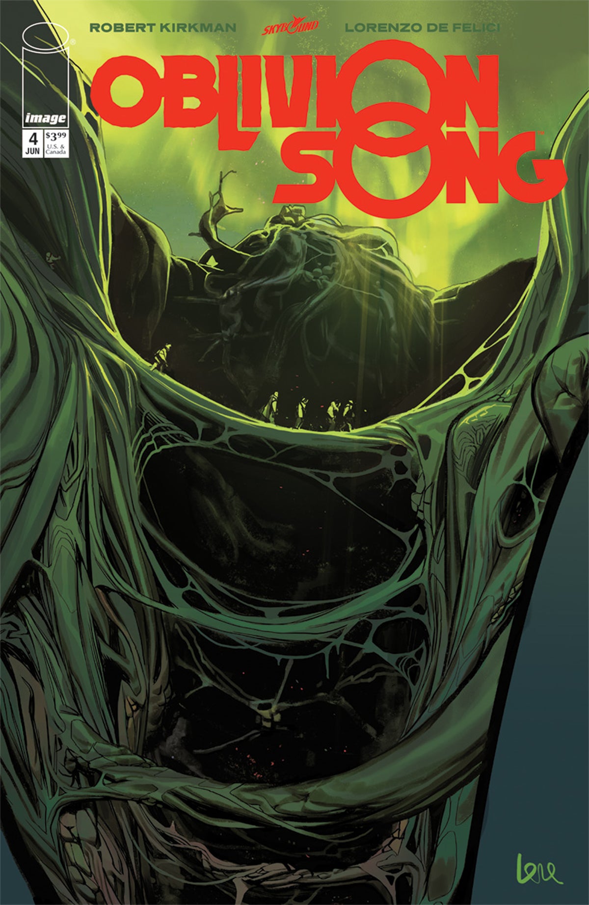 OBLIVION SONG BY KIRKMAN & DEFELICI #4 (MR) COVER