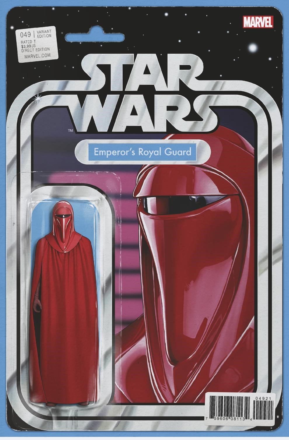 STAR WARS #49 CHRISTOPHER ACTION FIGURE VAR COVER