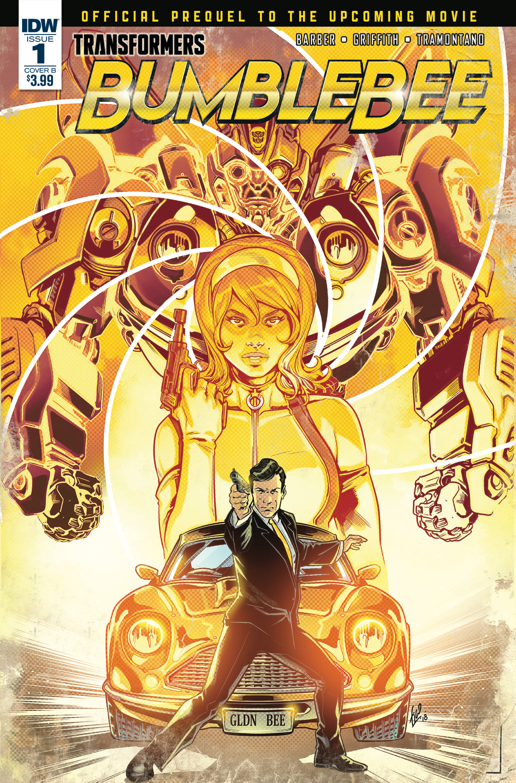 TRANSFORMERS BUMBLEBEE MOVIE PREQUEL #1 CVR B OSSIO COVER