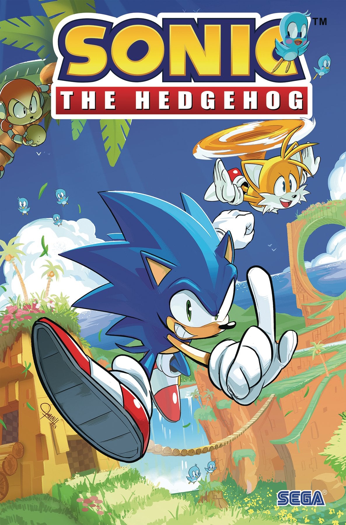 SONIC THE HEDGEHOG VOL 01 FALLOUT TP COVER