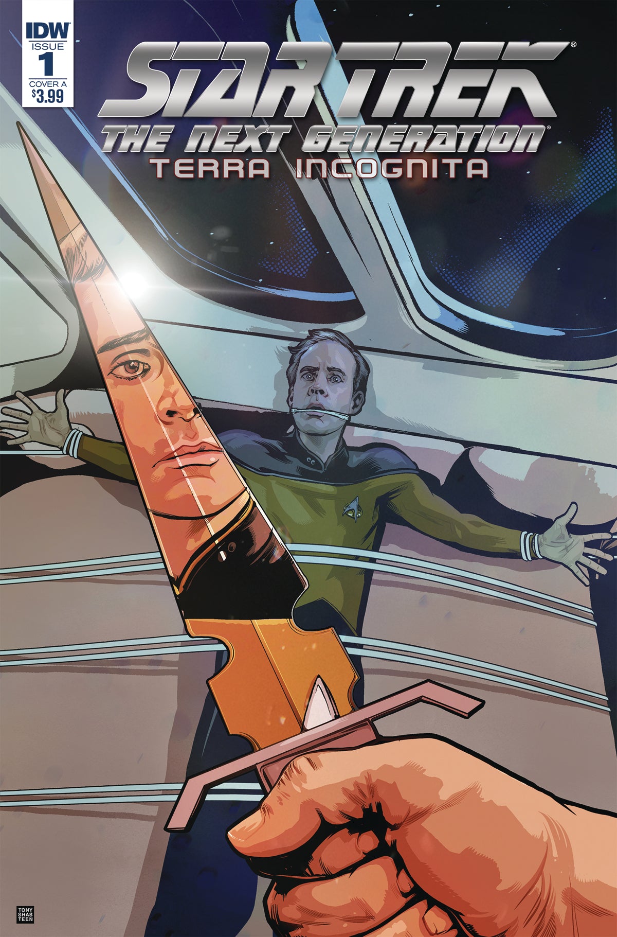 STAR TREK TNG TERRA INCOGNITA #1 CVR A SHASTEEN COVER