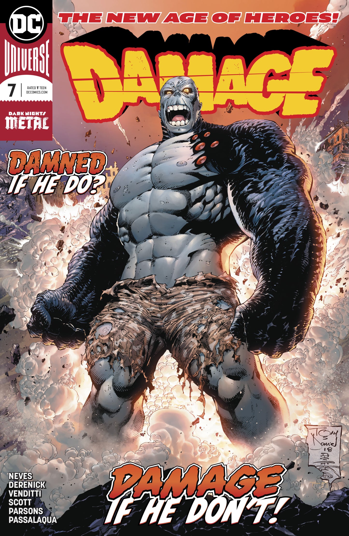 DAMAGE #7 COVER