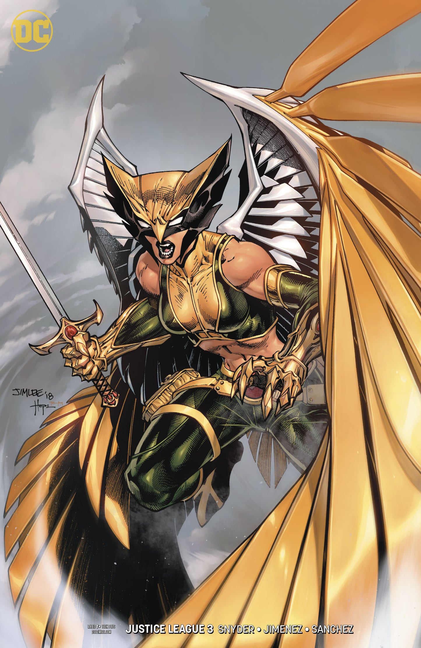 JUSTICE LEAGUE #3 VAR ED 2018 COVER