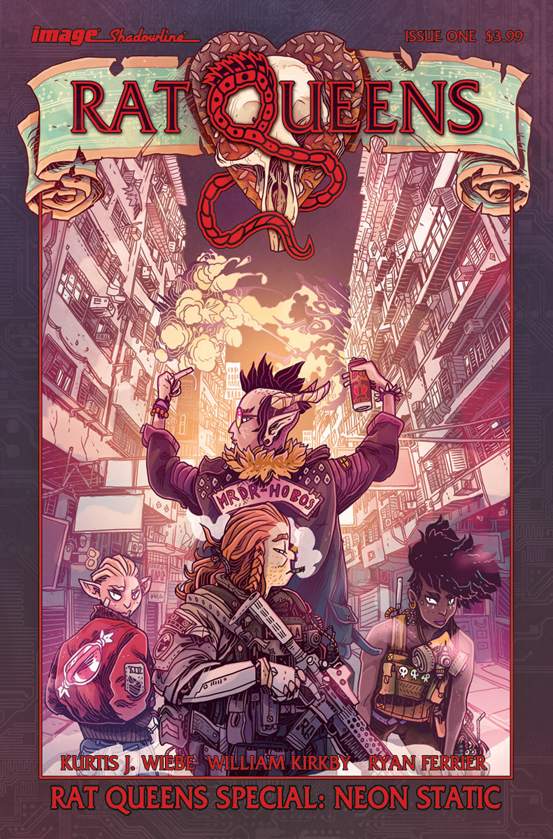 RAT QUEENS SPECIAL NEON STATIC (ONE-SHOT) (MR) COVER