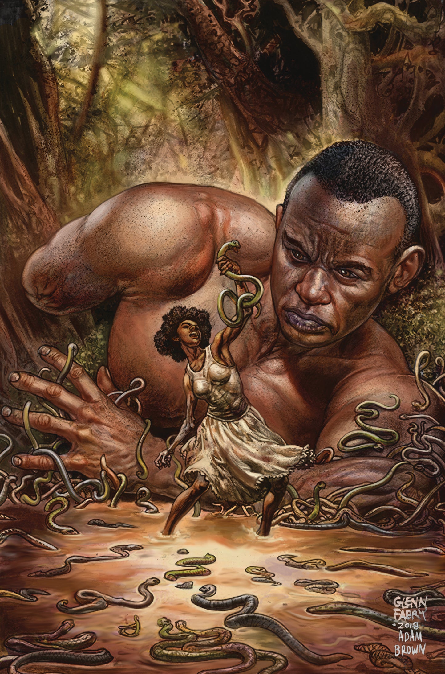 NEIL GAIMAN AMERICAN GODS MY AINSEL #5 CVR A FABRY COVER