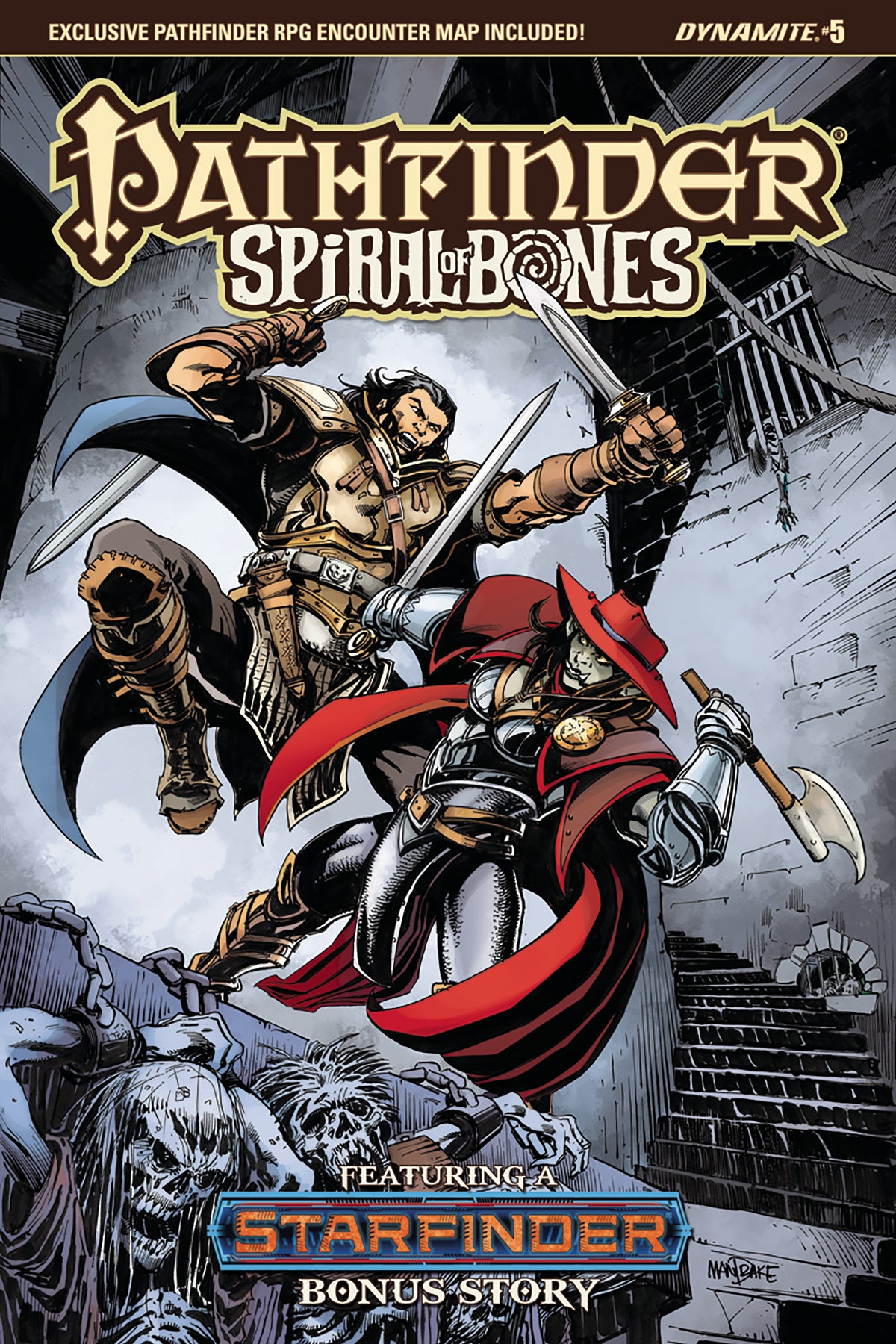 PATHFINDER SPIRAL OF BONES #5 (OF 5) CVR C MANDRAKE COVER
