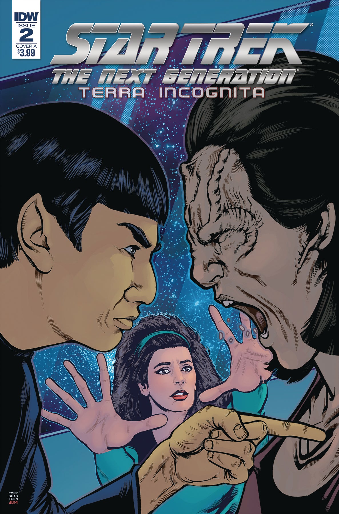 STAR TREK TNG TERRA INCOGNITA #2 CVR A SHASTEEN COVER