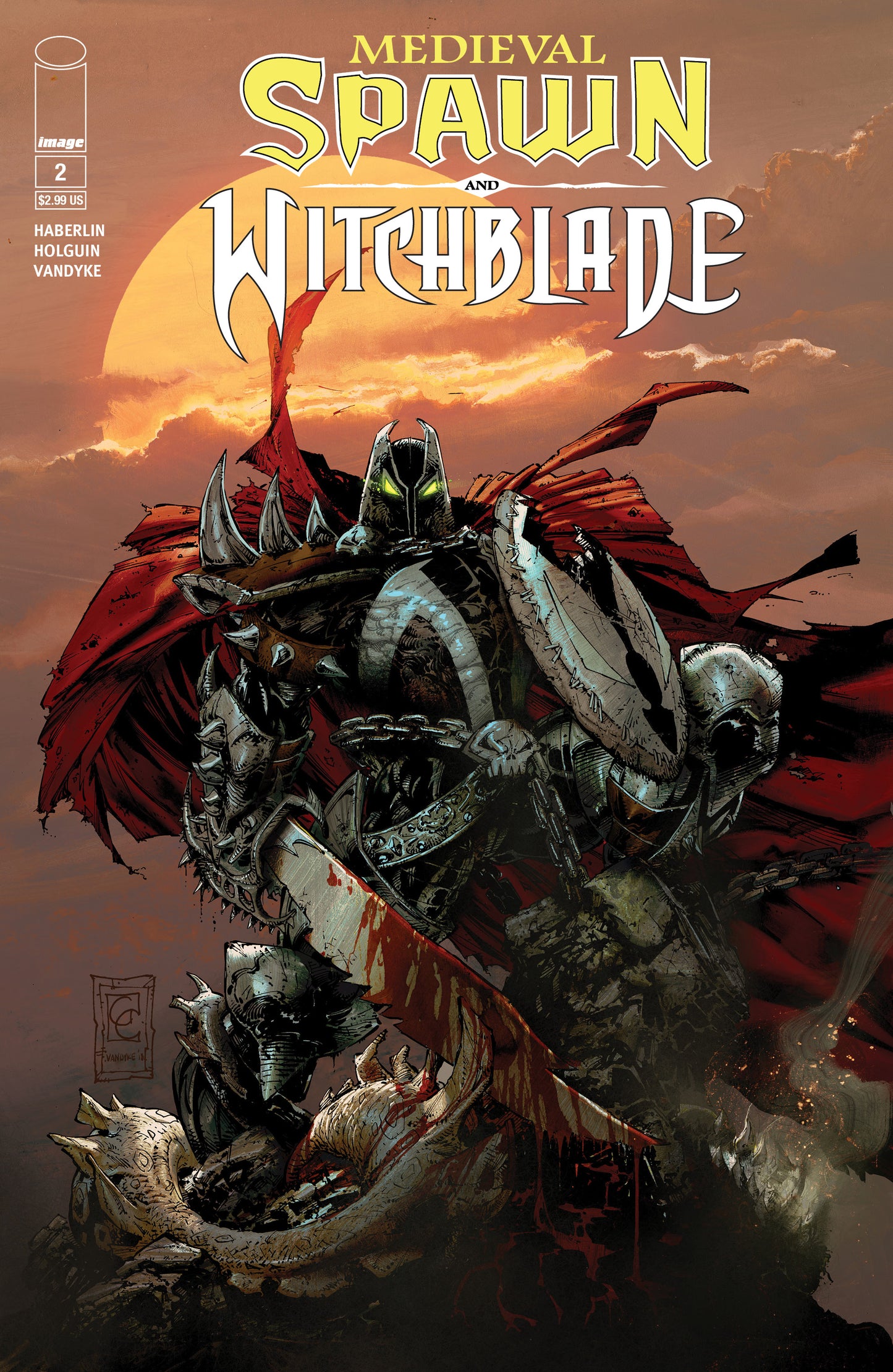 MEDIEVAL SPAWN WITCHBLADE #2 (OF 4) CVR B CAPULLO COVER