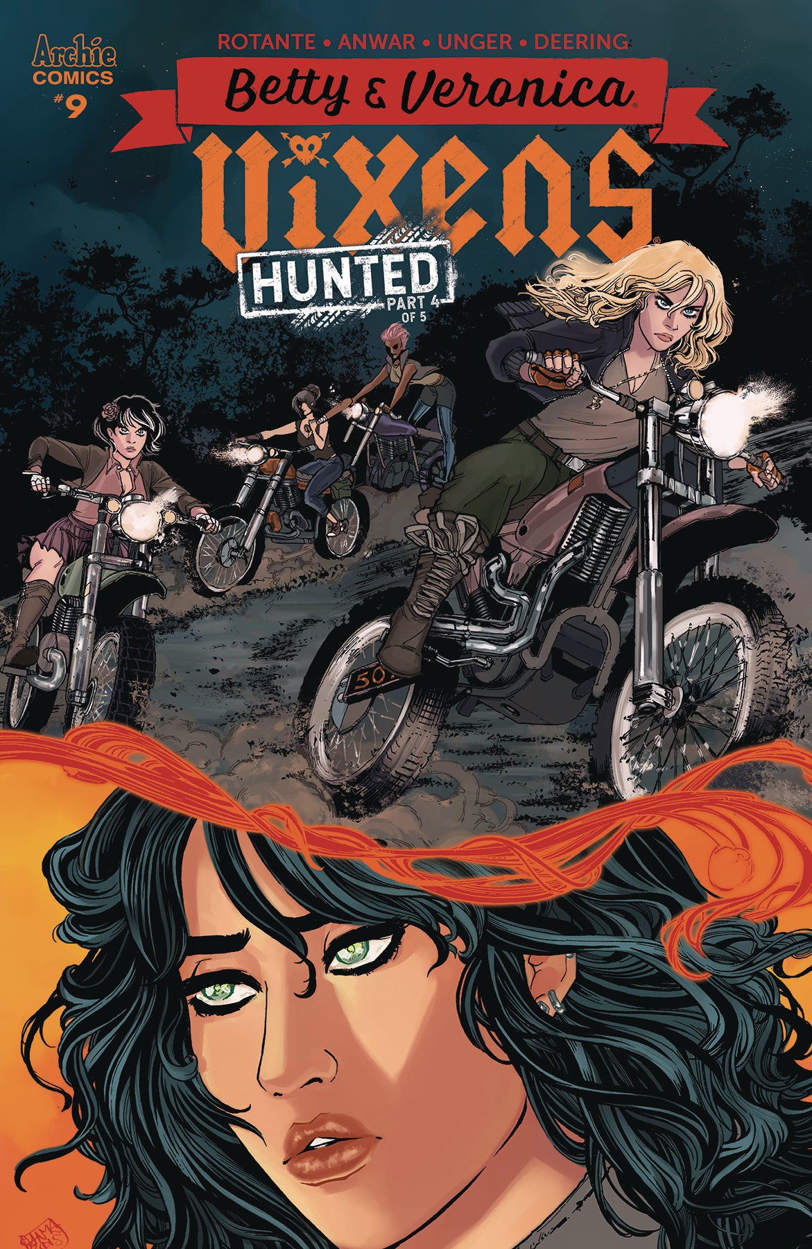 BETTY AND VERONICA VIXENS #9 (OF 10) CVR A ANWAR COVER