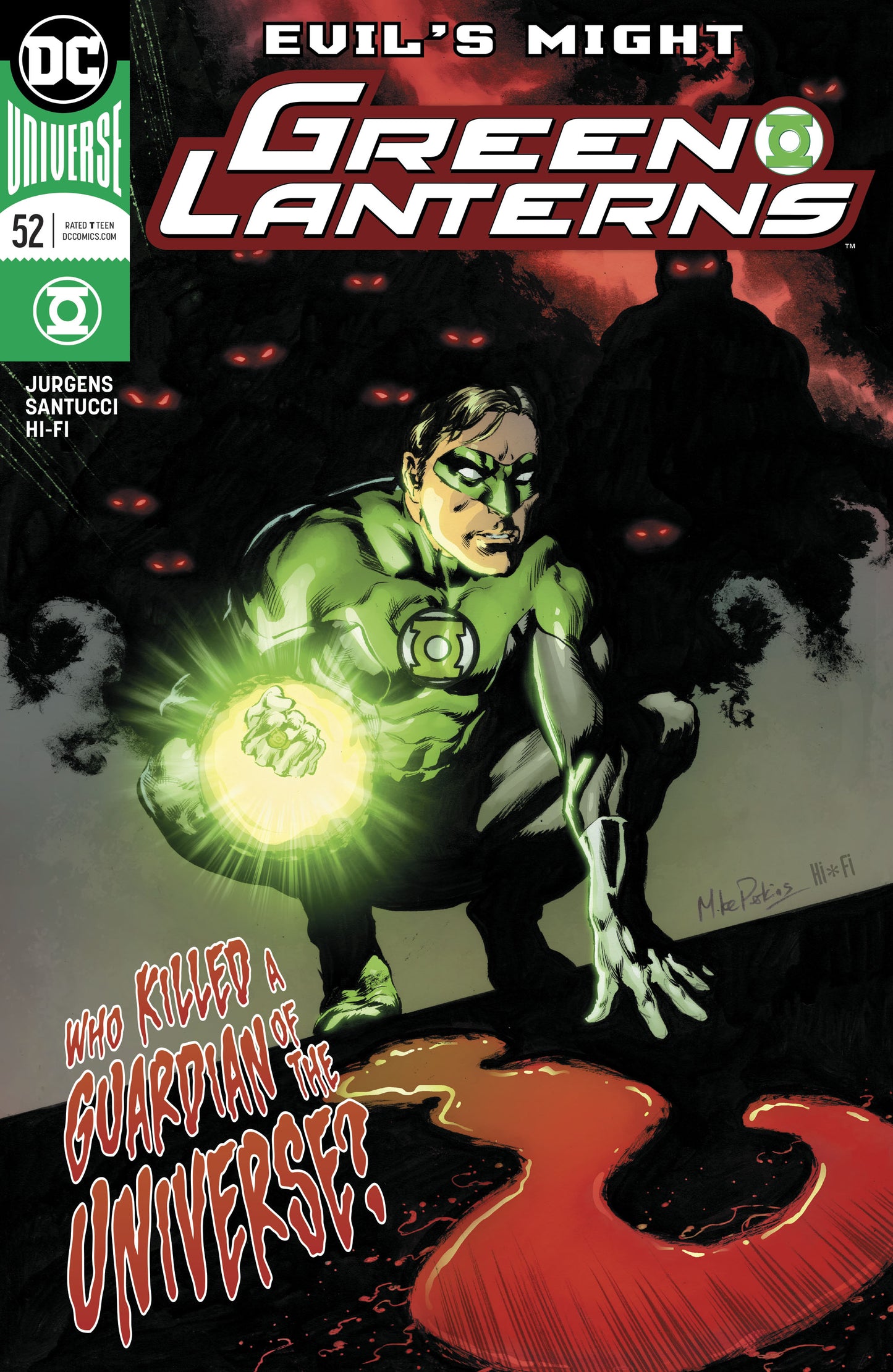 GREEN LANTERNS #52 COVER