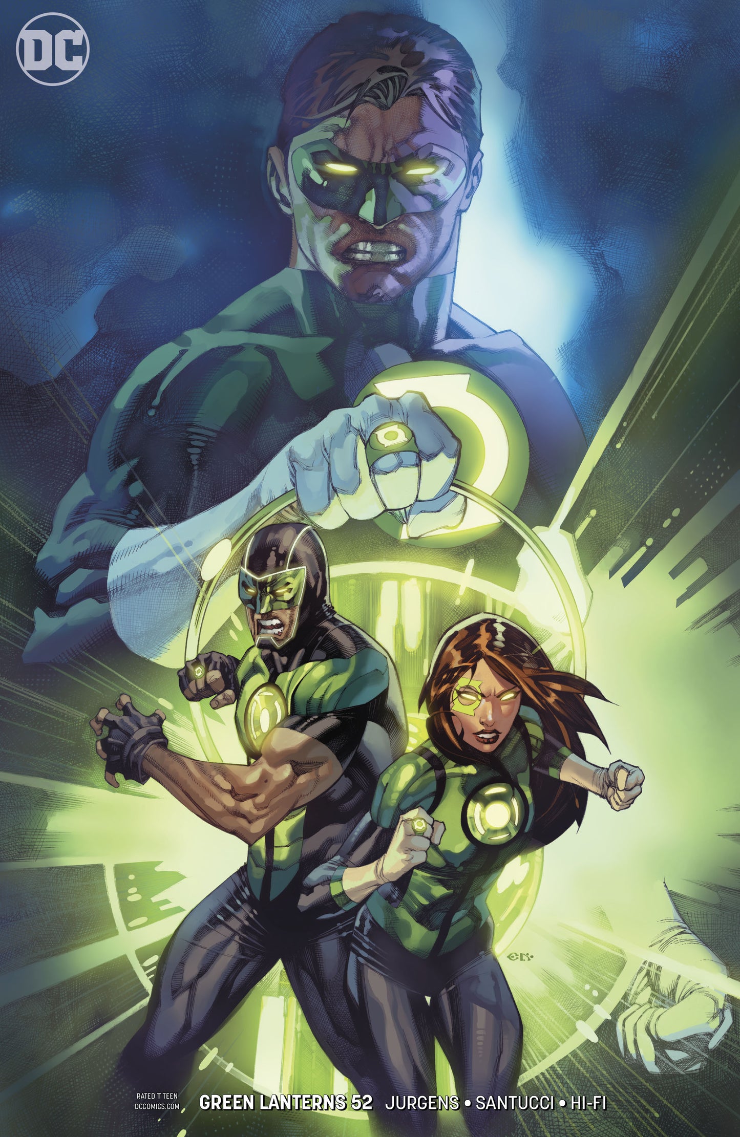 GREEN LANTERNS #52 VAR ED COVER