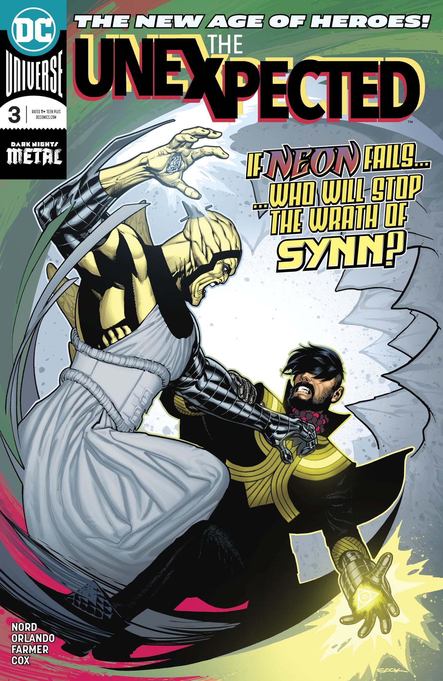 UNEXPECTED #3 COVER