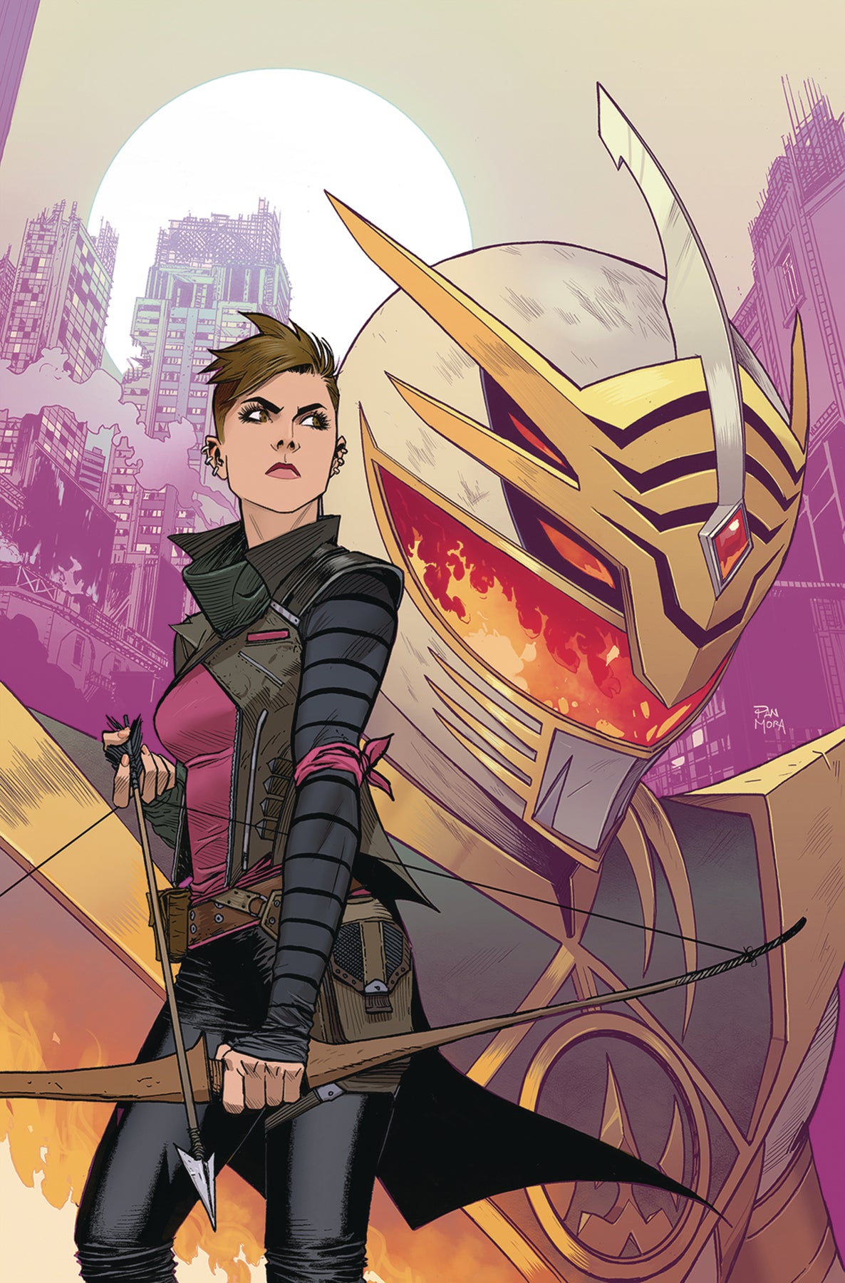 GO GO POWER RANGERS #12 MAIN & MIX SG COVER