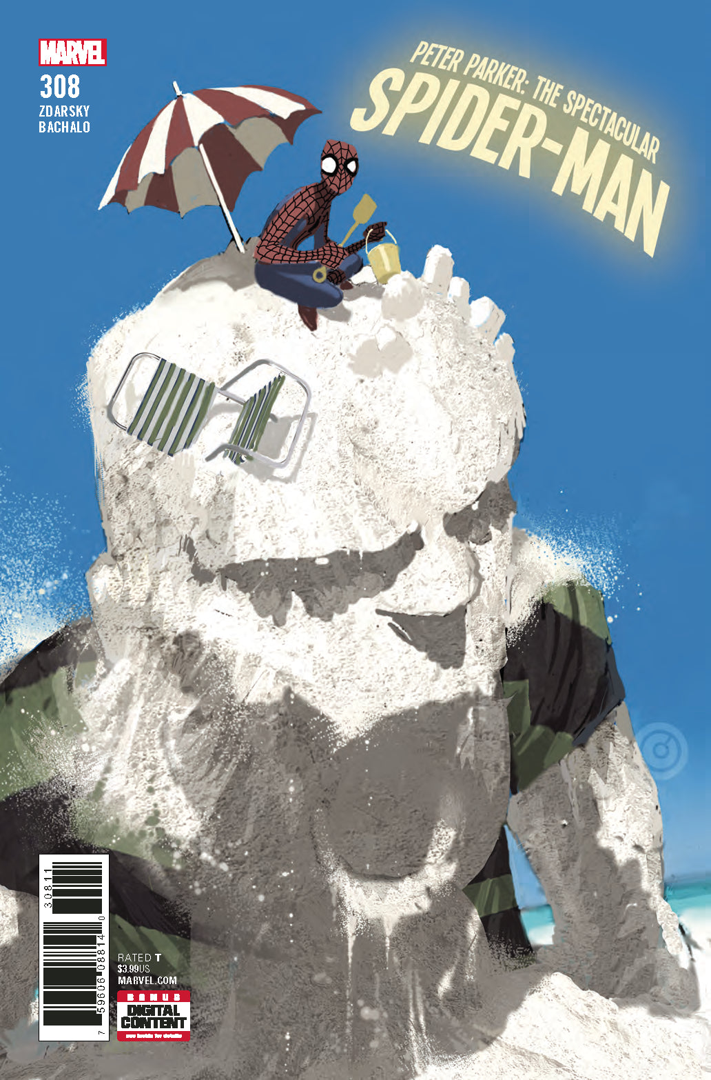 PETER PARKER SPECTACULAR SPIDER-MAN #308 COVER