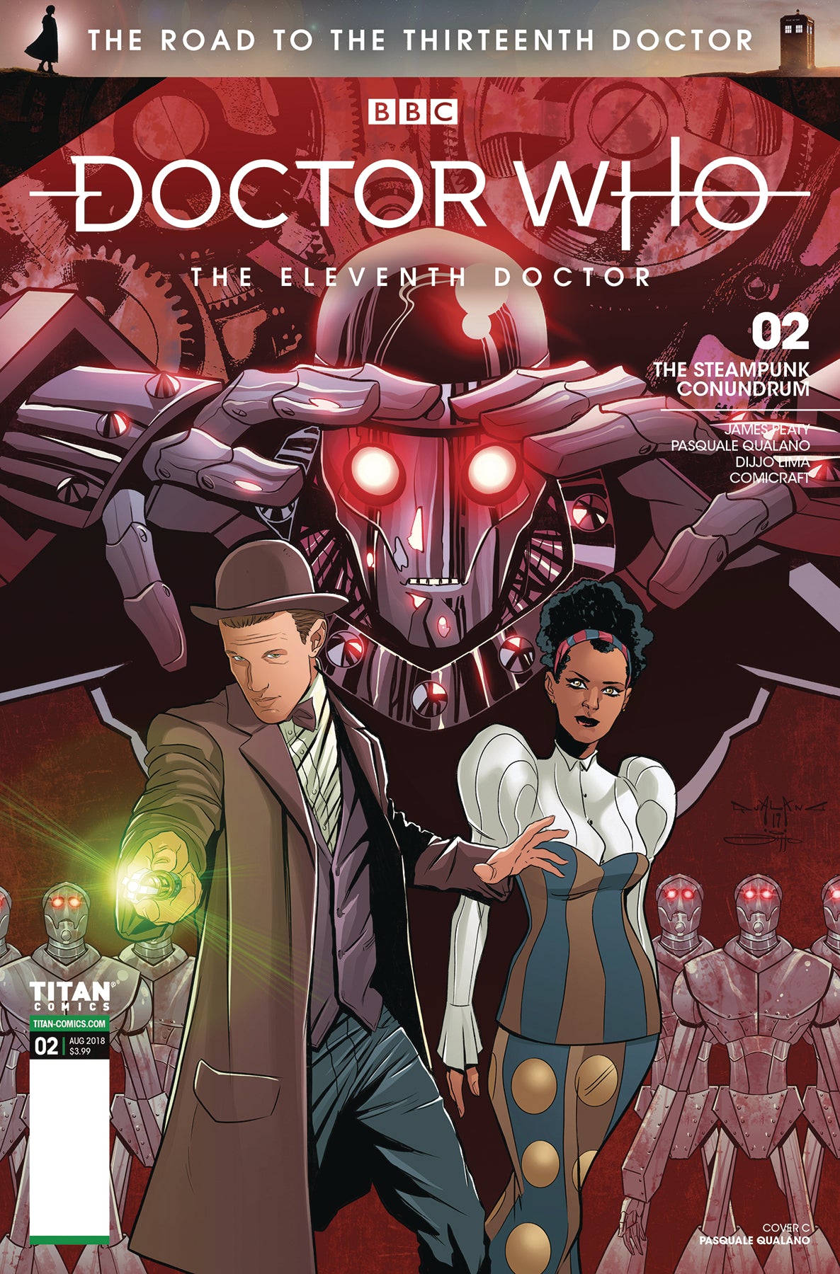 DOCTOR WHO ROAD TO 13TH DR #2 11TH CVR C QAULANO COVER